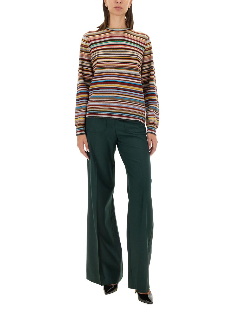 Shop Paul Smith Cashmere Sweater In Multicolour