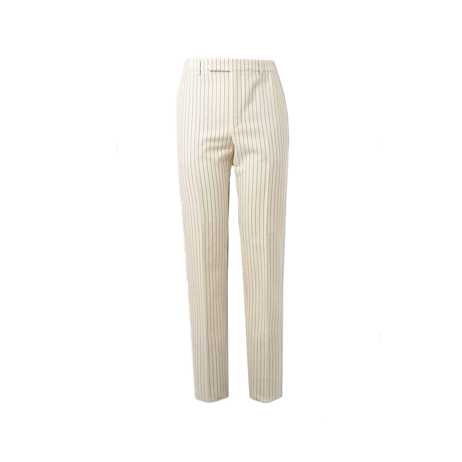 Wool Striped Pants