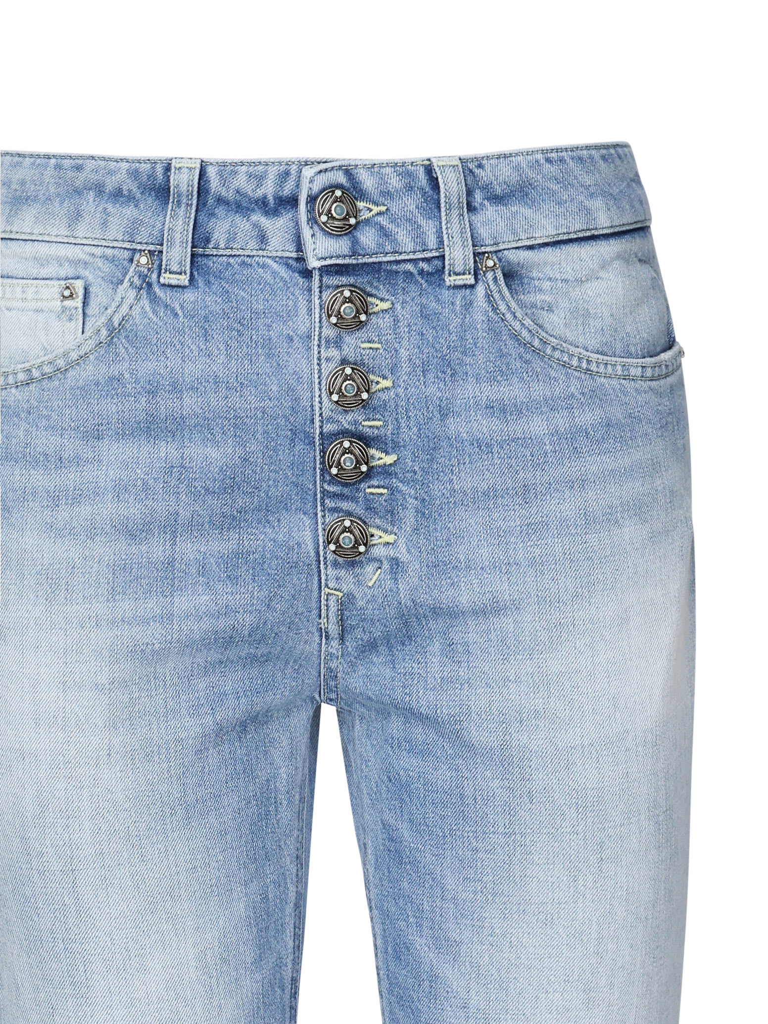 Dondup Jeans Koons Sciolti In Denim In Blue