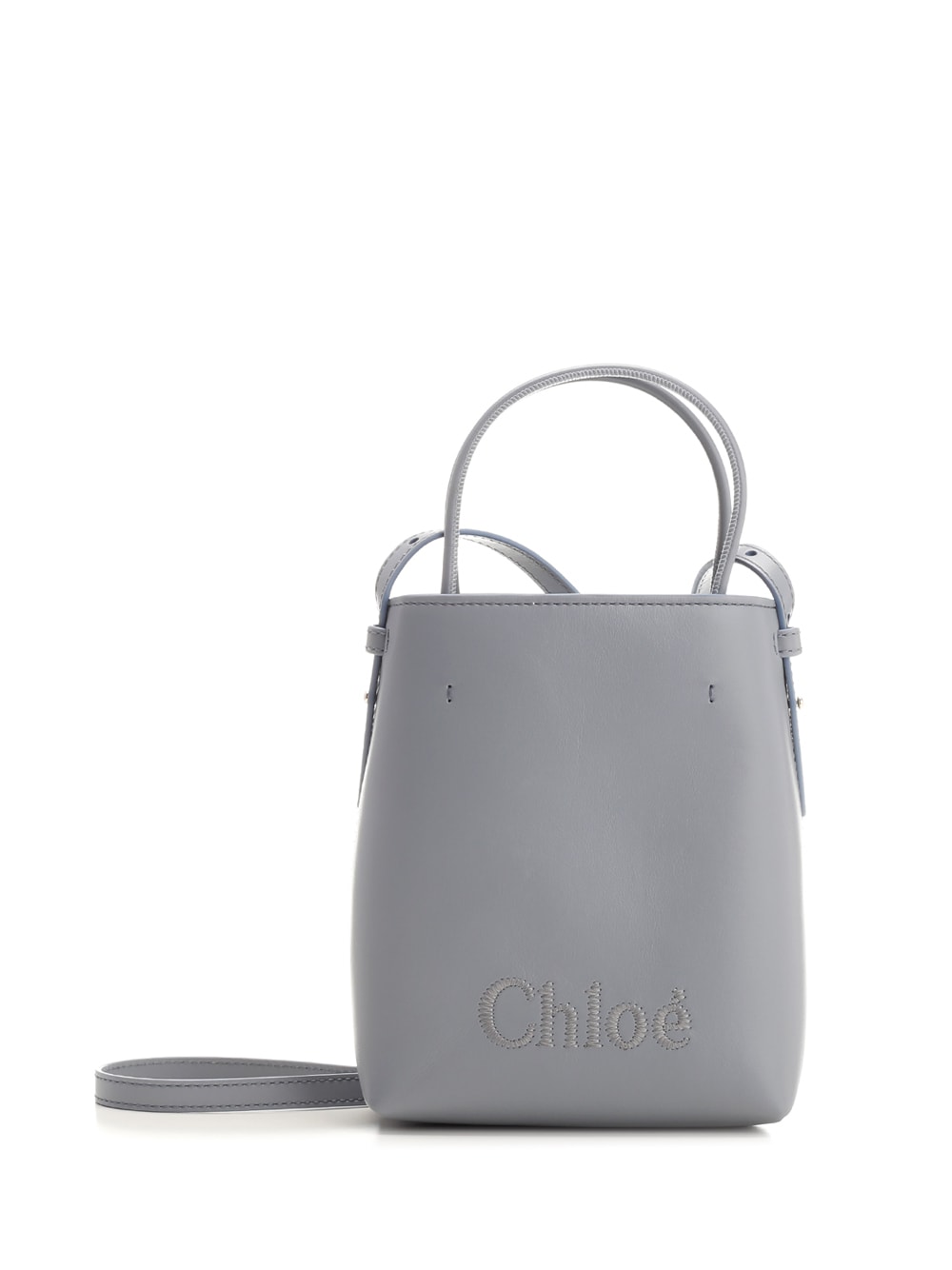 Chloé Sense Micro Bucket Bag In Light Blue | ModeSens