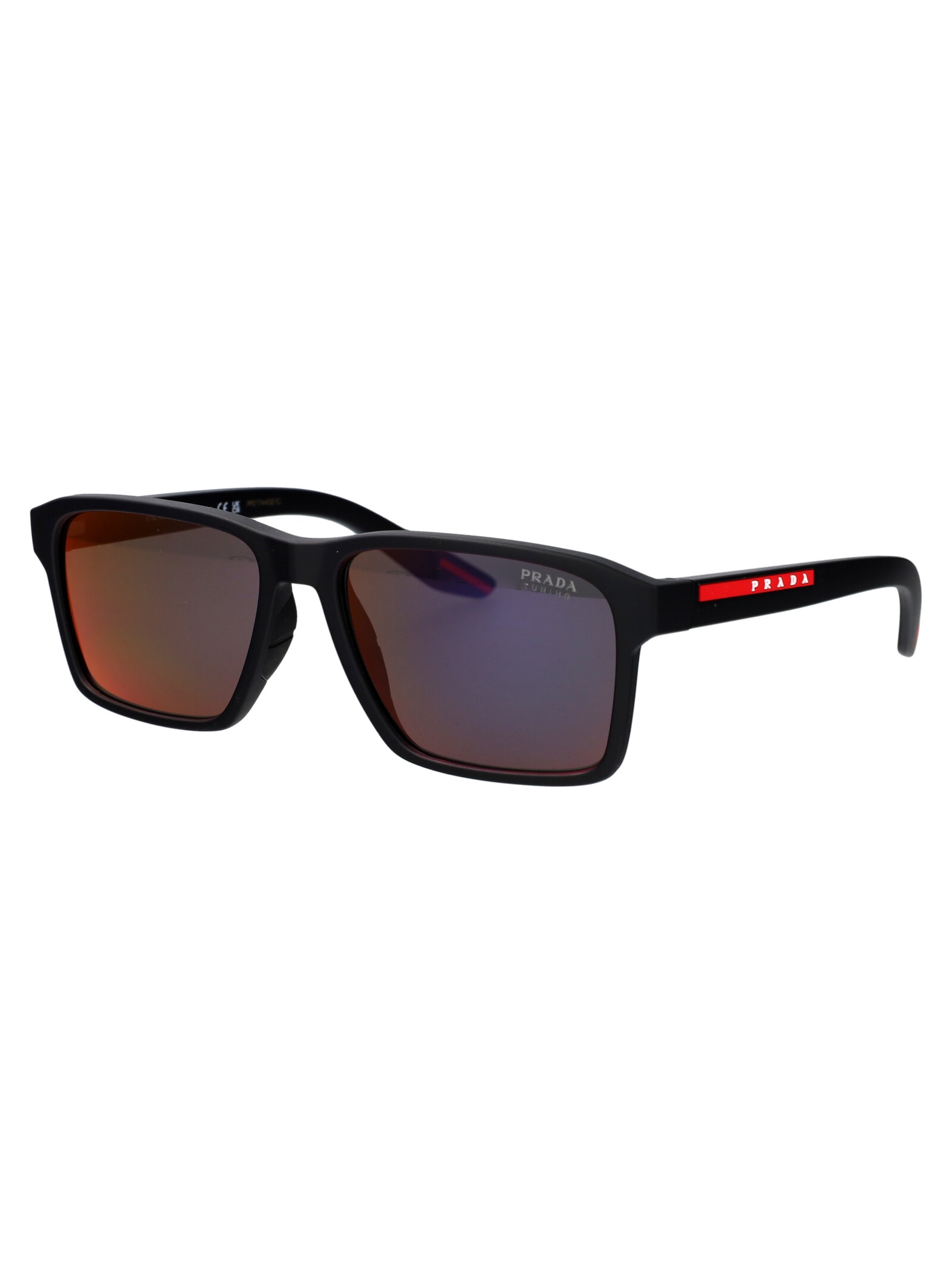 Prada 0ps 05ys Sunglasses In 1bo10a Matte Black