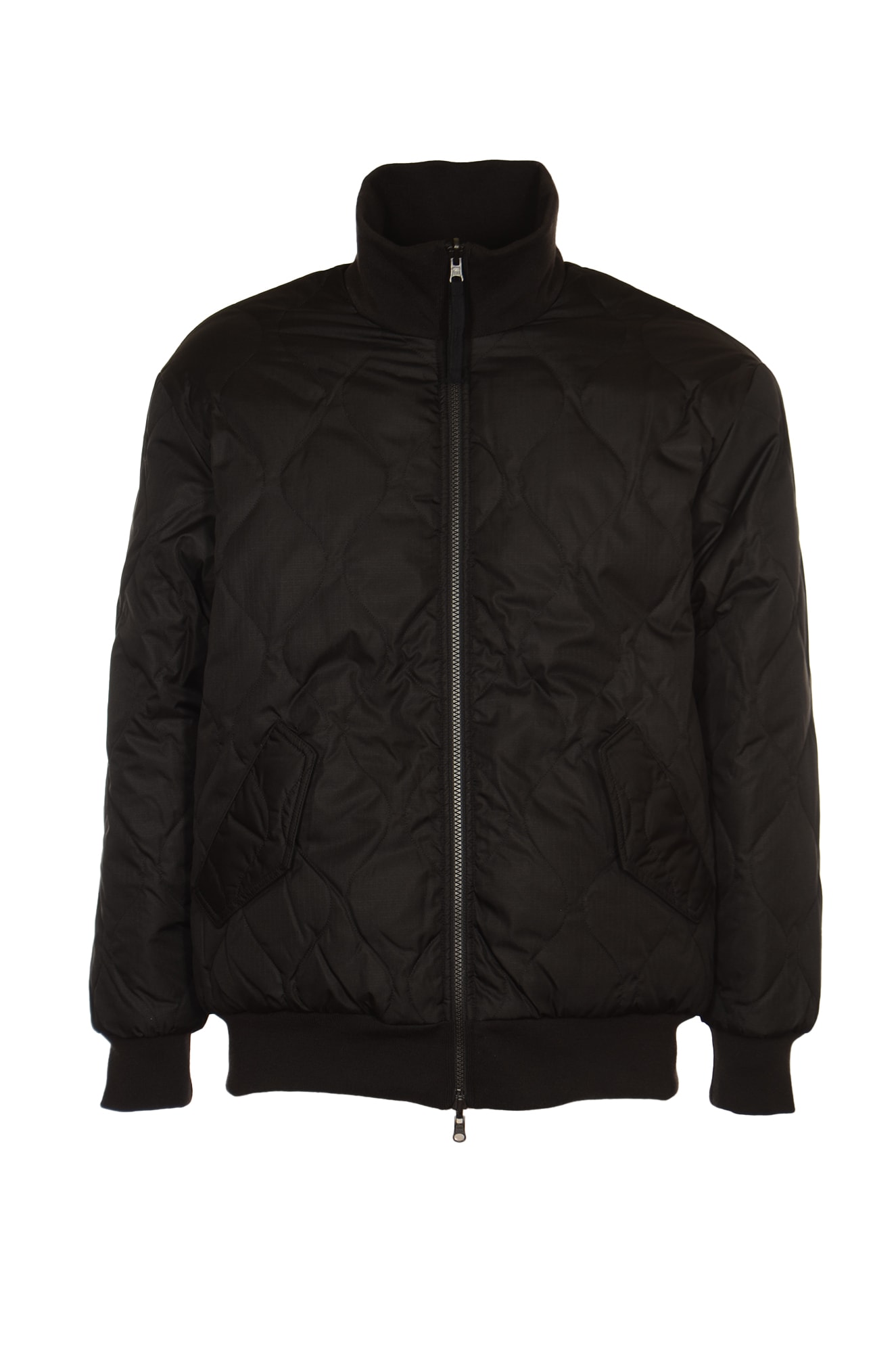 High-neck Quilted Down Jacket
