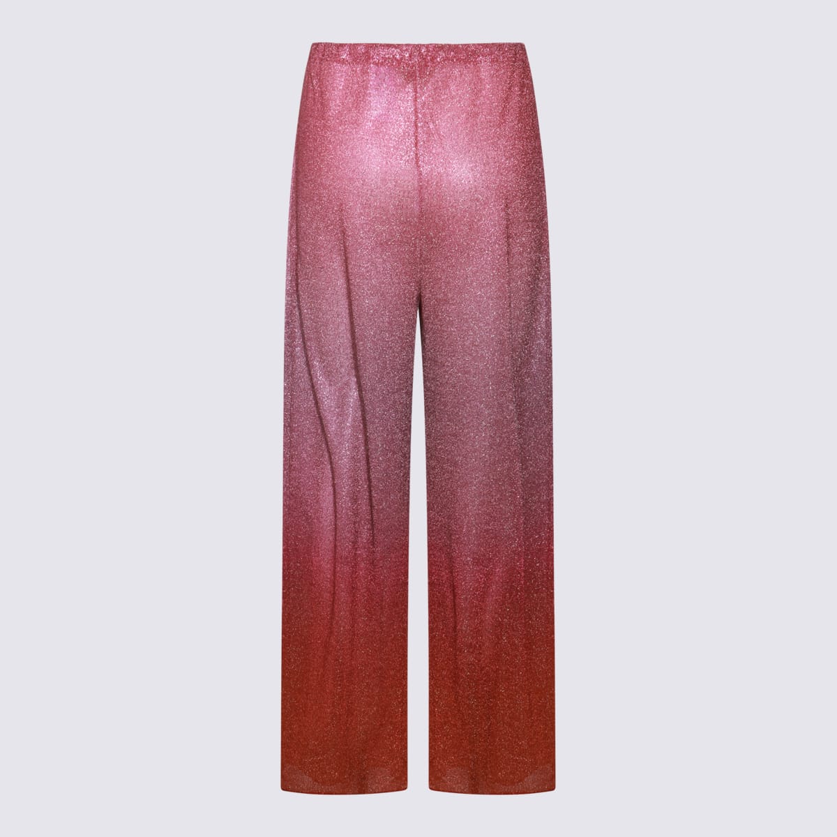 Shop Oseree Red Pants In Sunset