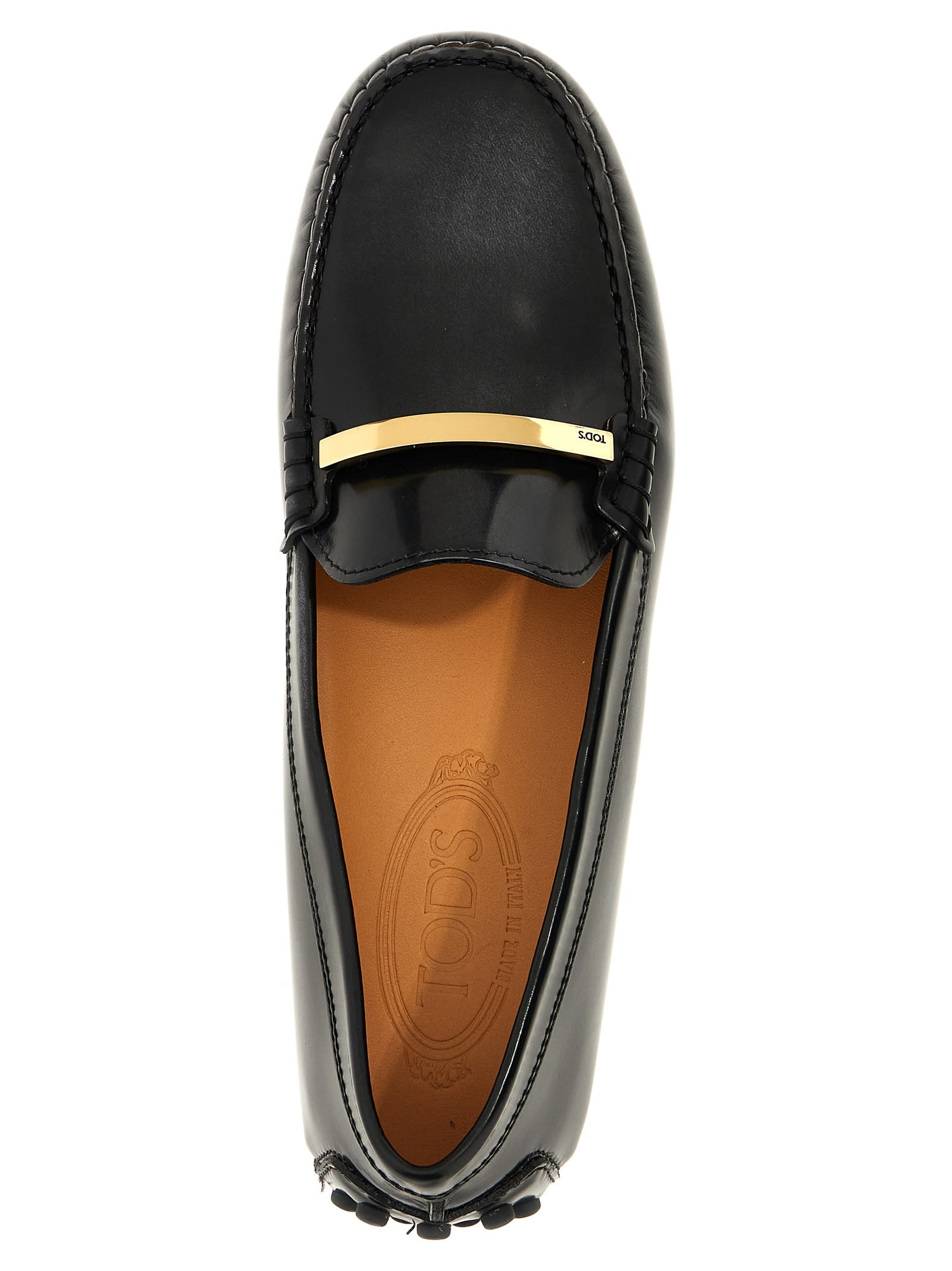 Shop Tod's Gommino Loafers In Black