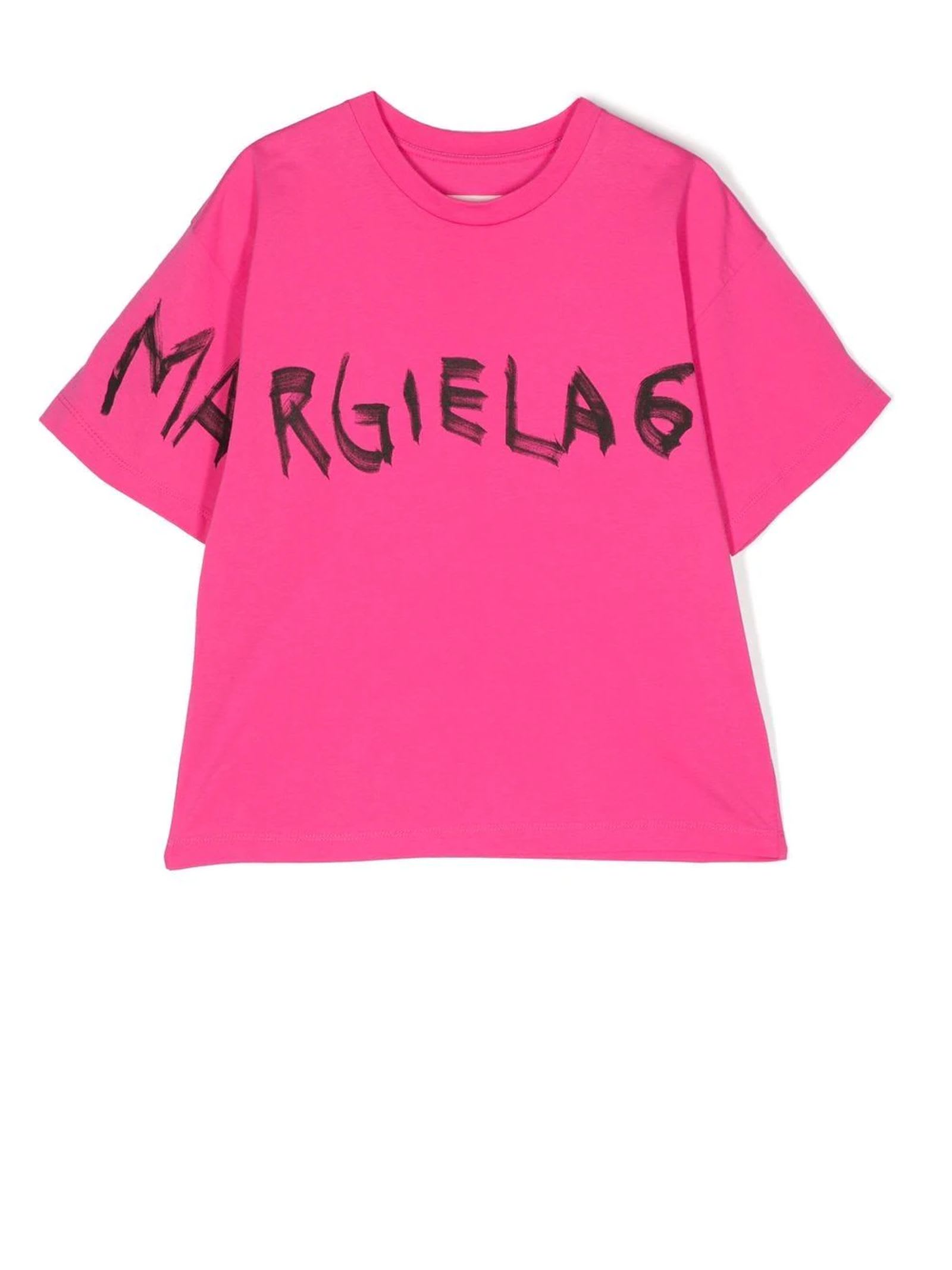 Maison Margiela Fucsia Cotton Tshirt
