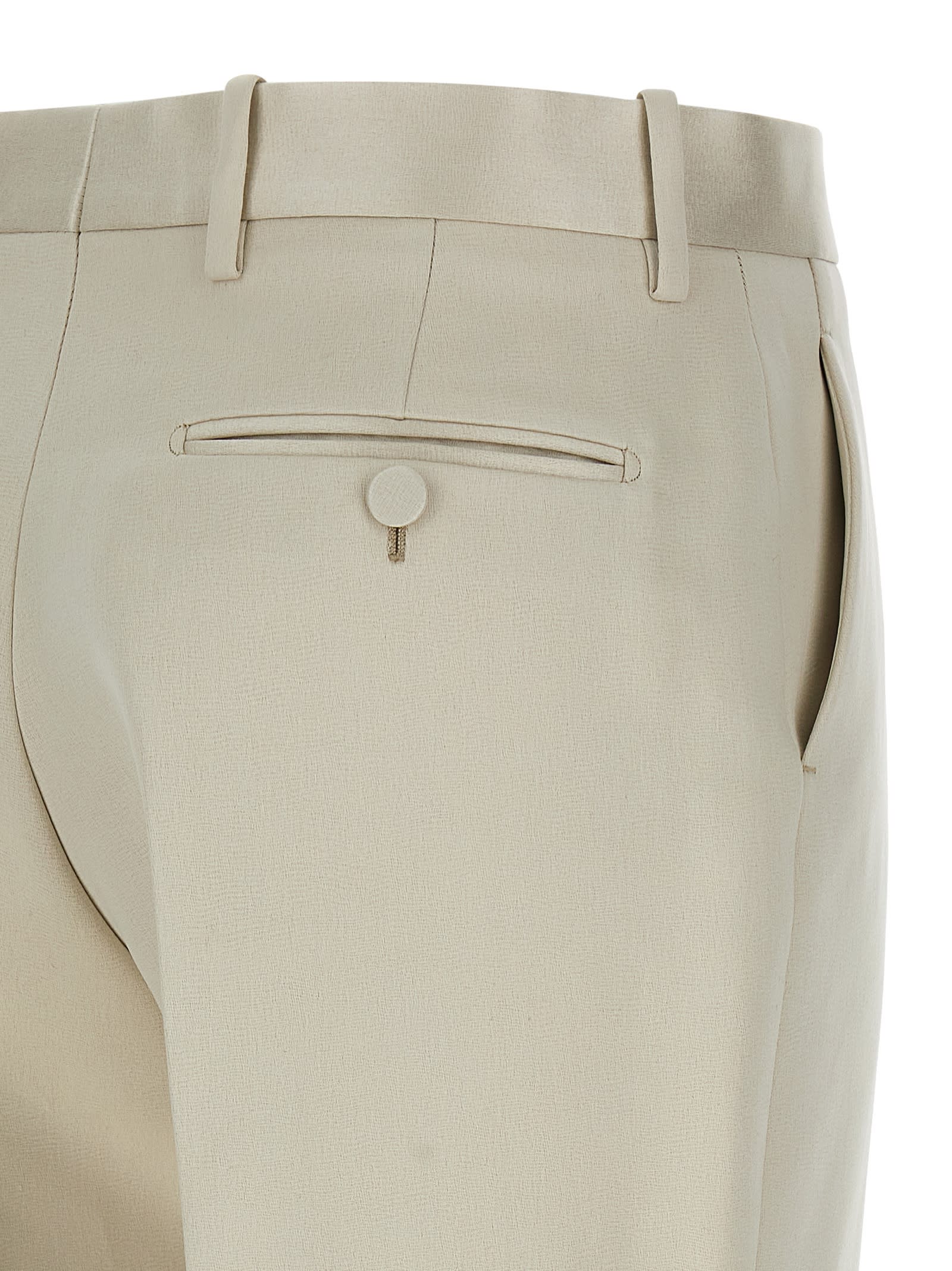 Tom Ford Duchesse Tailored Trousers Pants Beige In Neutral
