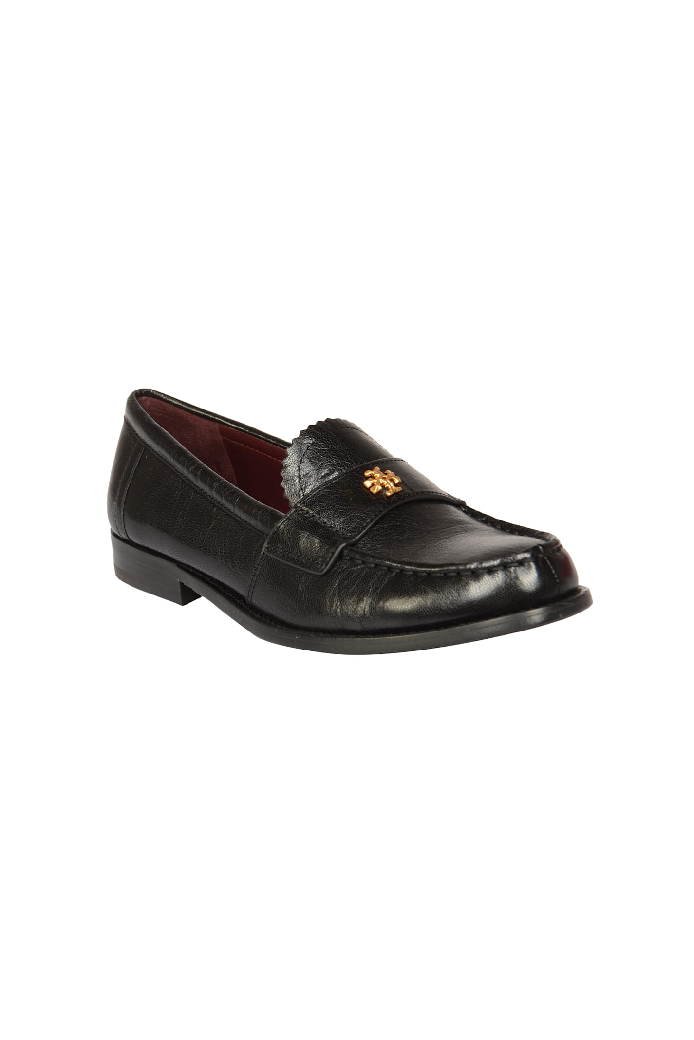 Shop Tory Burch Classic Loafers In Perfect Black