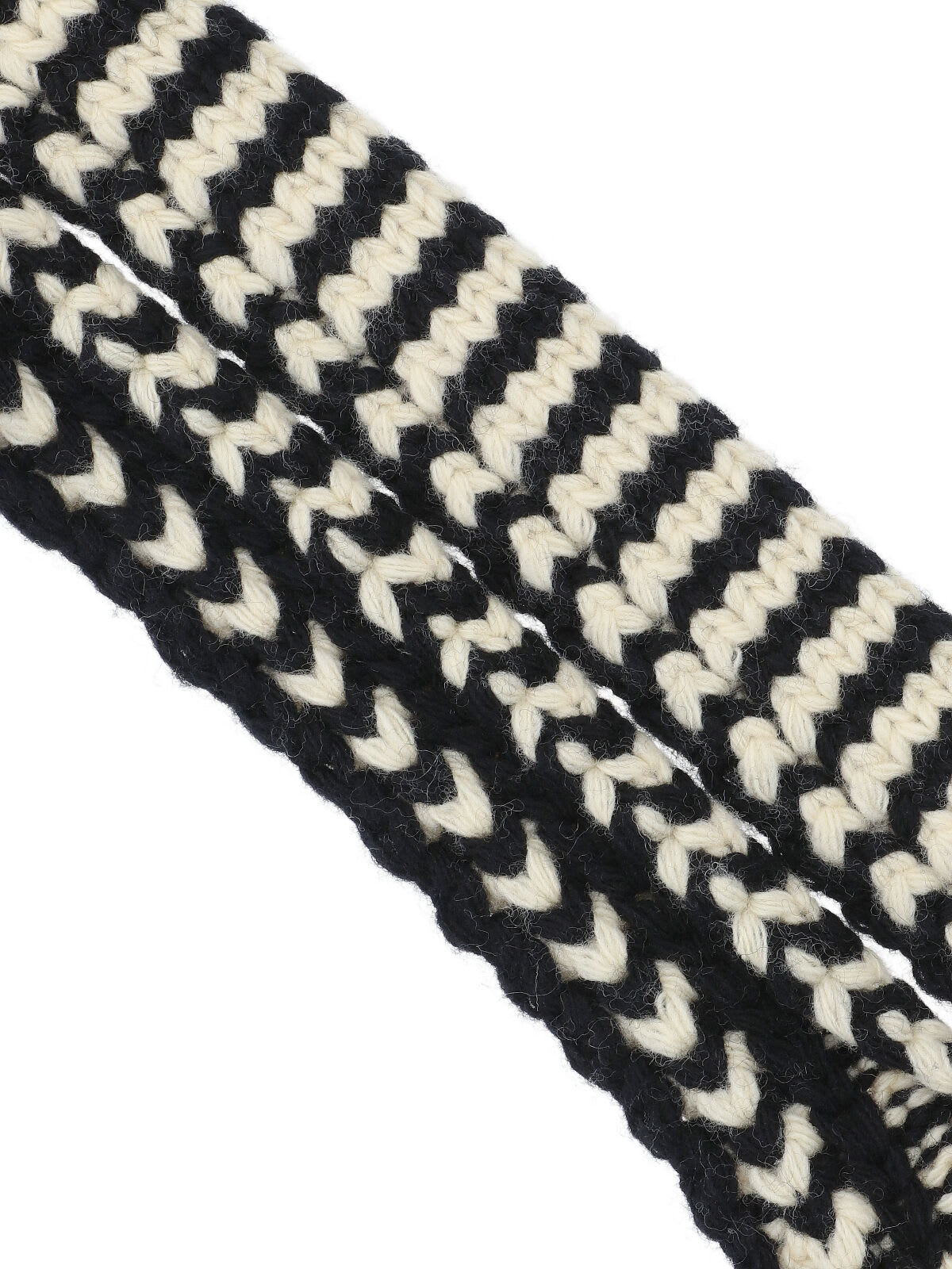 Low Classic Thin Scarf In Black