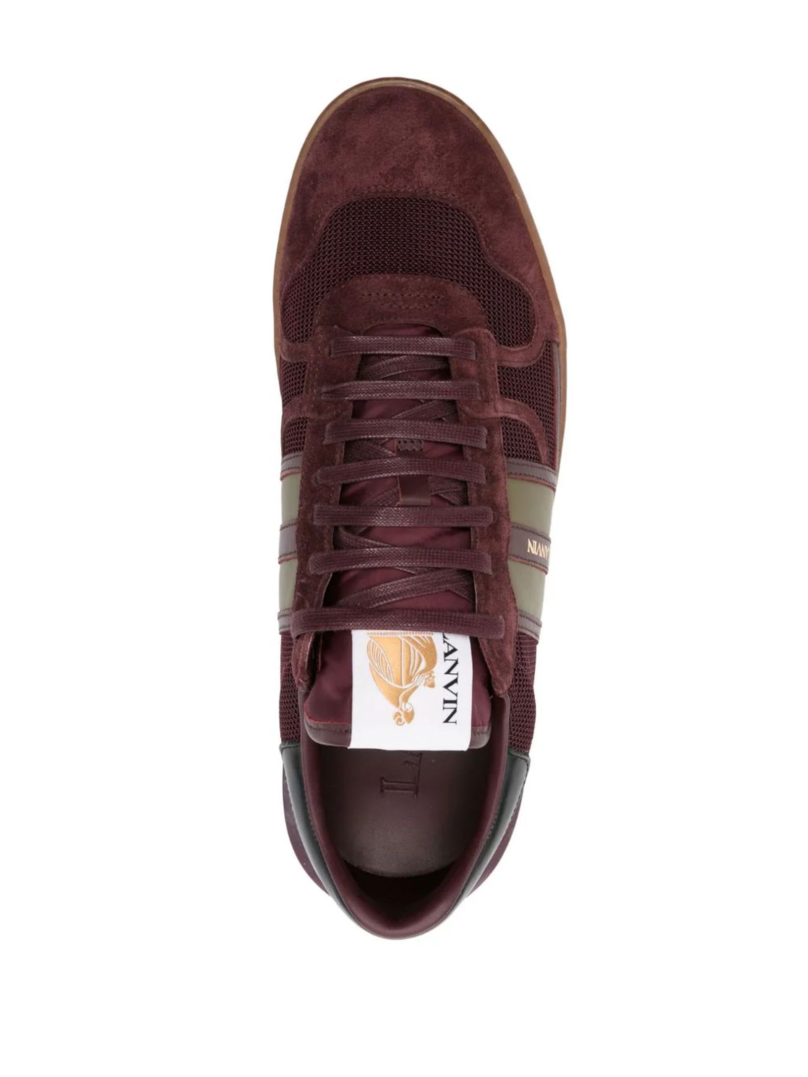 Shop Lanvin Sneakers Bordeaux