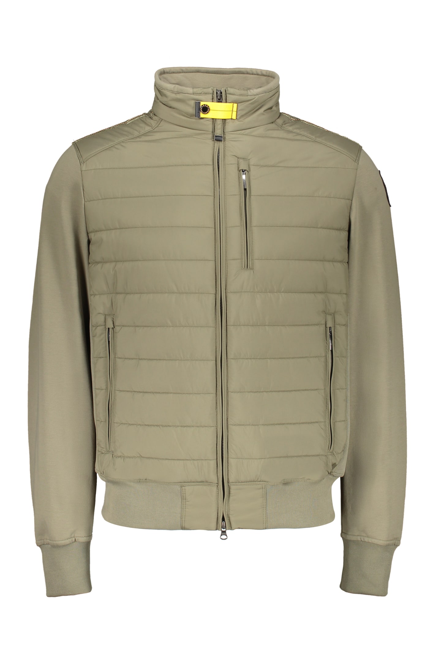 Parajumpers Elliot Techno Fabric Padded Jacket In Green