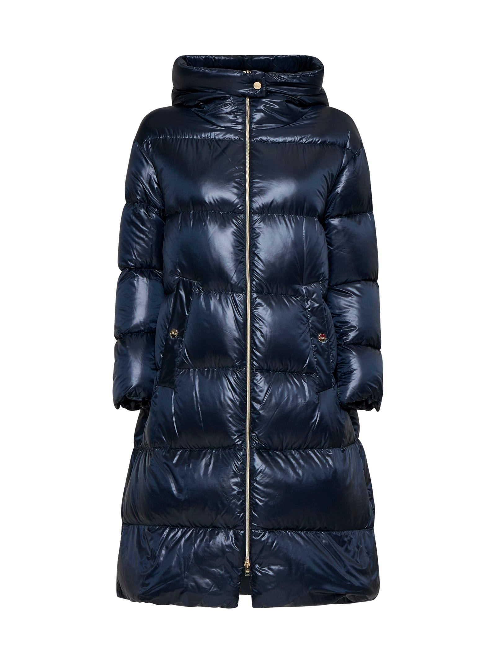 Shop Herno Down Jacket In Blue