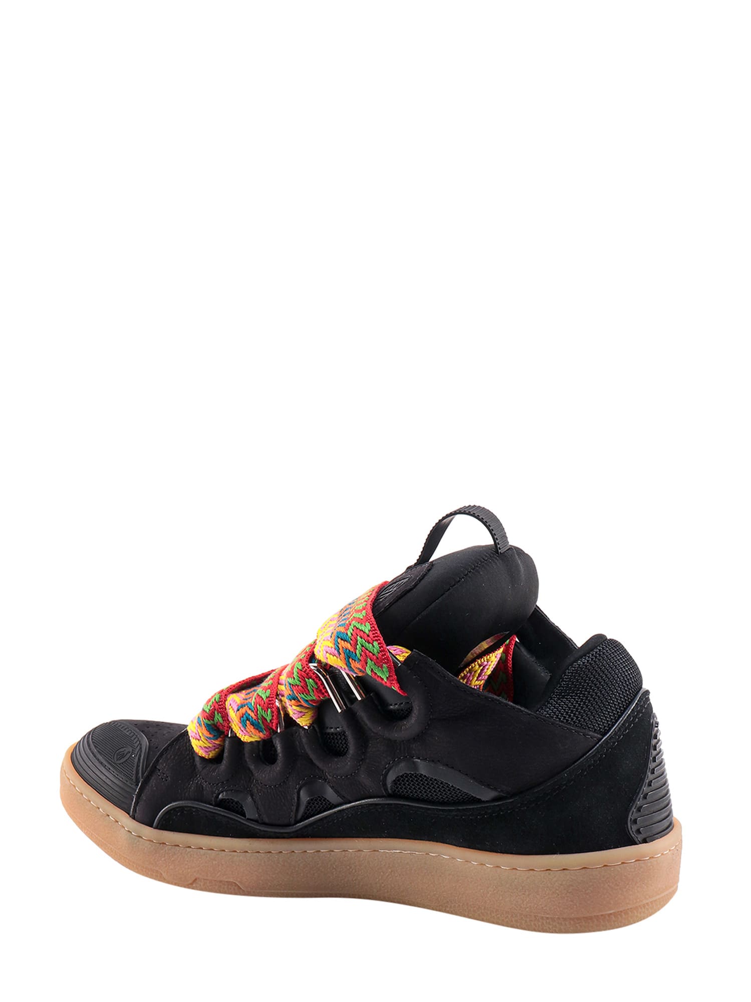 Shop Lanvin Curb Sneakers In Black