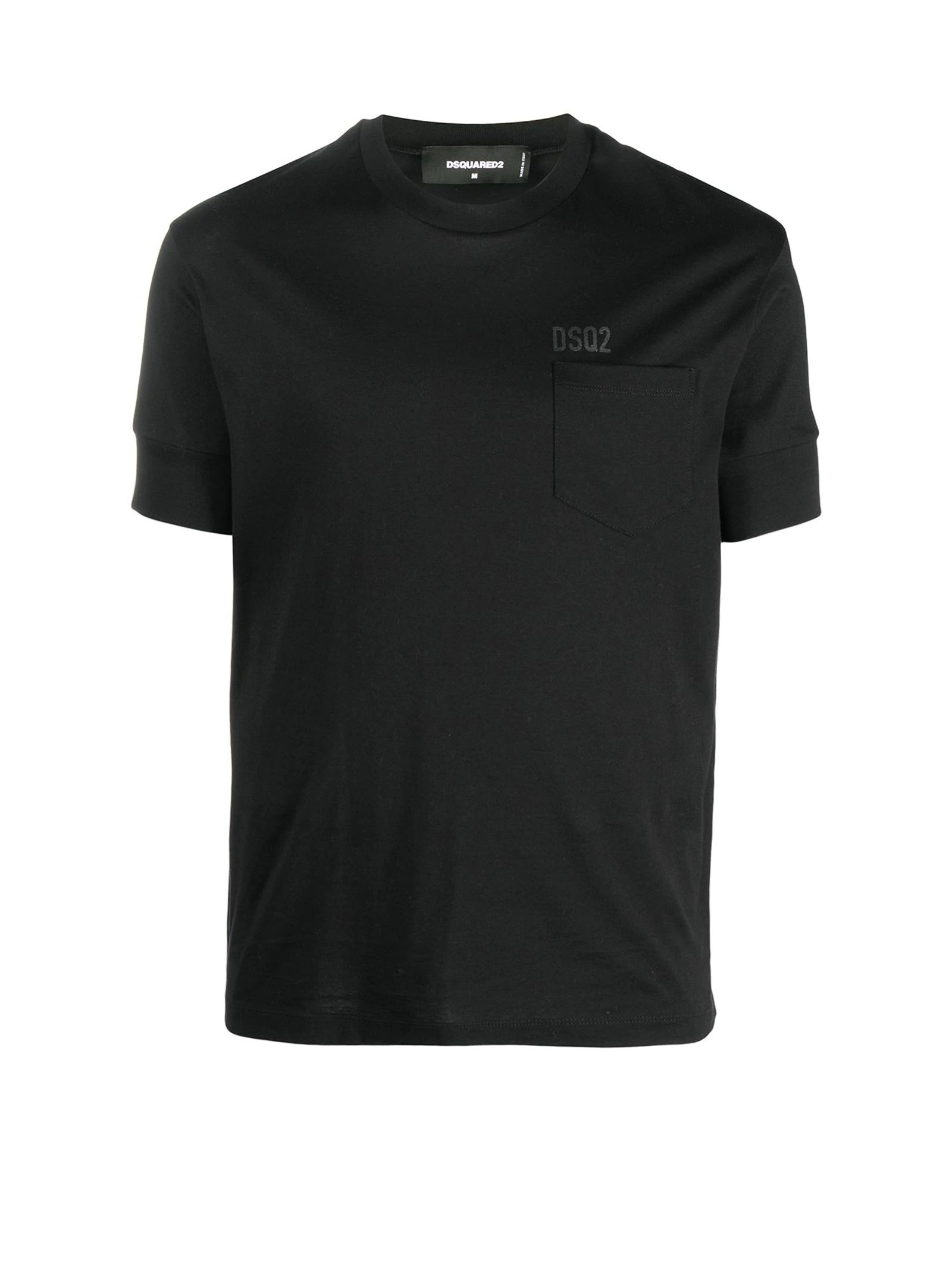 Dsquared2 T-shirt In Black Cotton