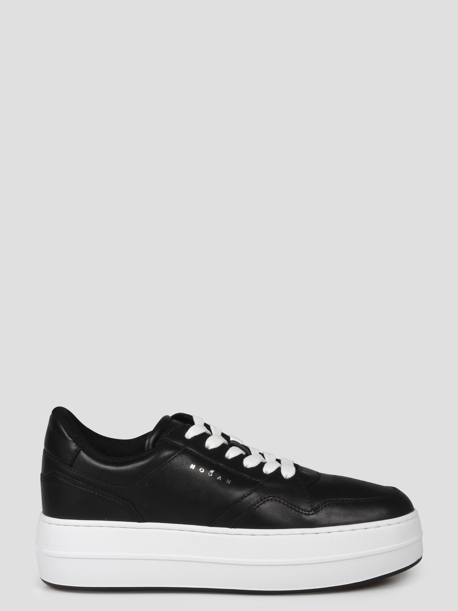 Shop Hogan Skyscraper H-670 Sneakers In Black