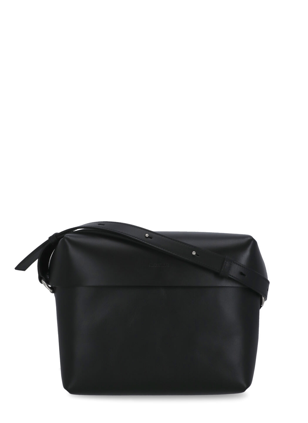 Black Lid Crossbody Bag