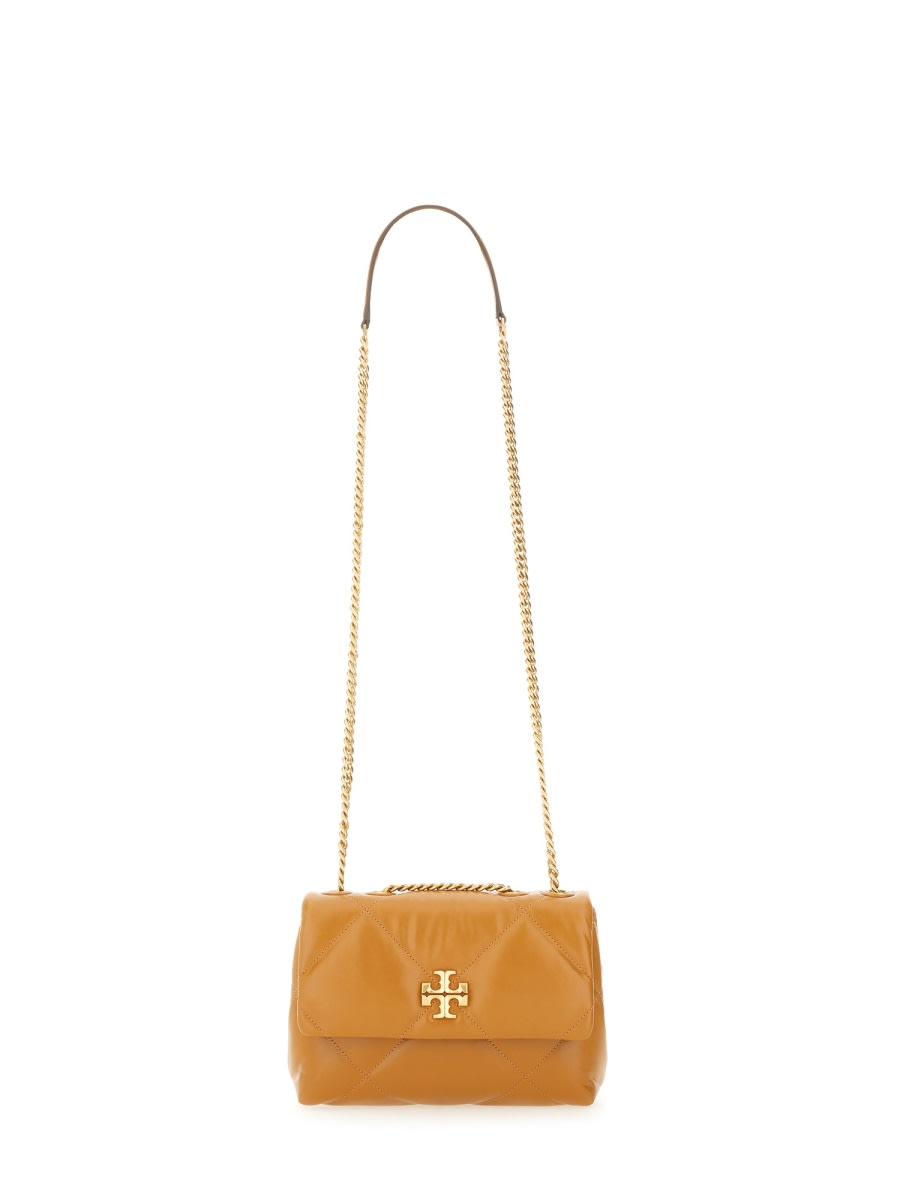 Shop Tory Burch Convertible Kira Shoulder Bag In Buff