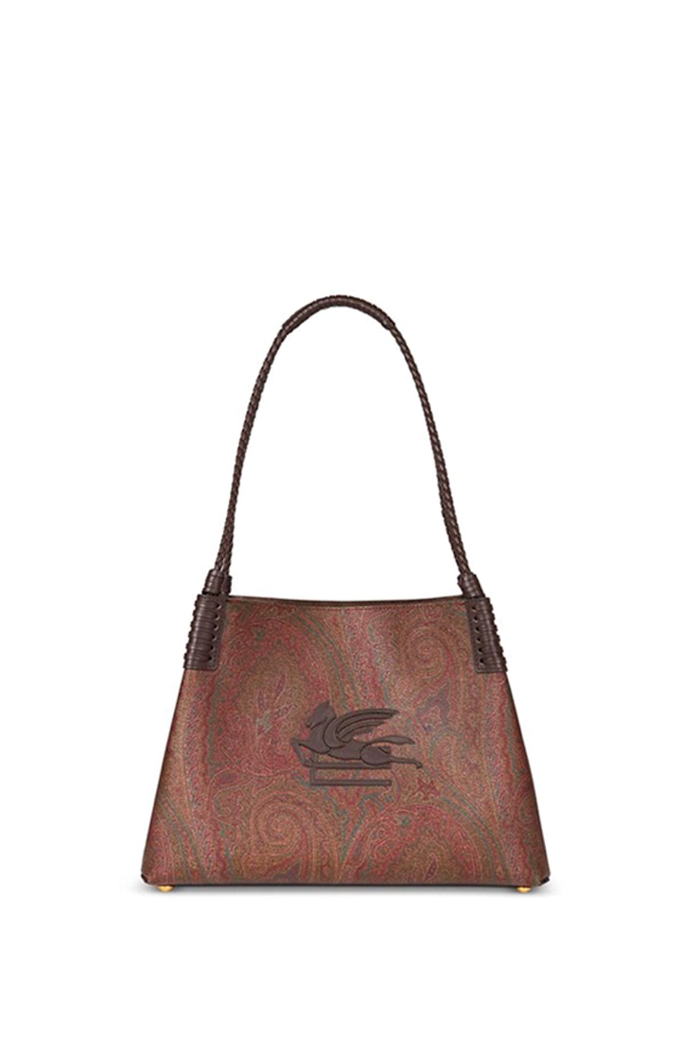 Shop Etro Shopping Bag In Brown