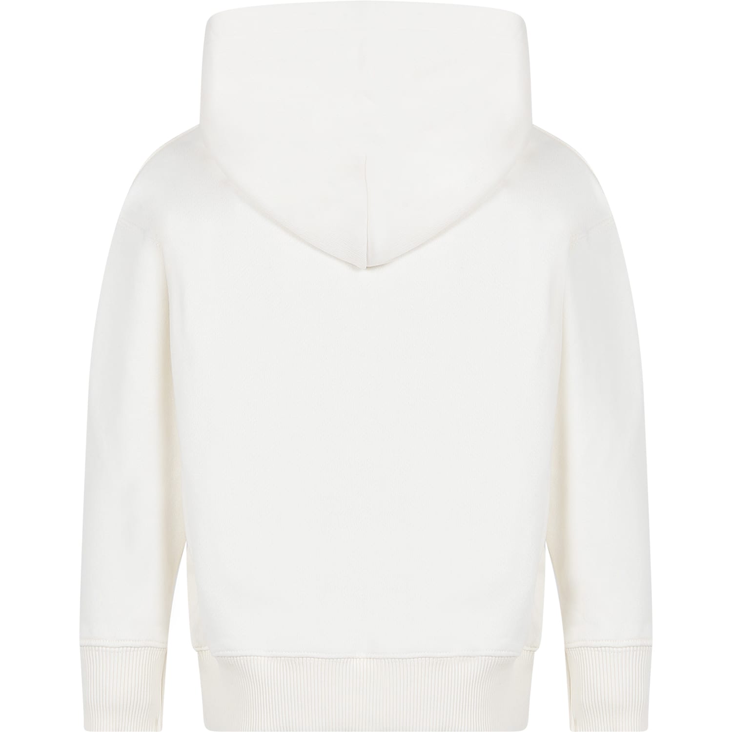 Shop Off-white White Sweatshirt For Kids With Logo