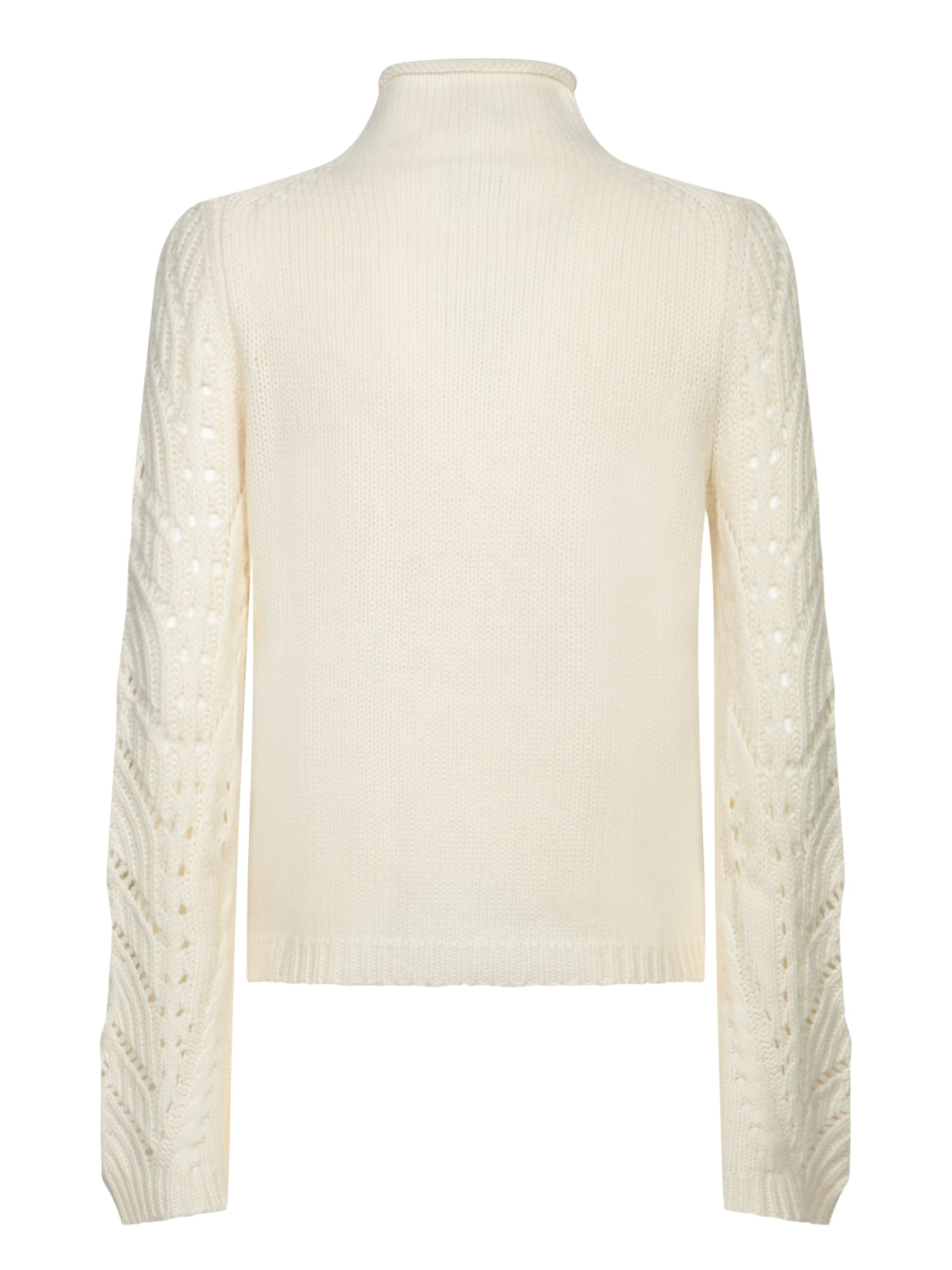 Shop Loulou Studio Gustavia Ivory Wool And Cashmere Sweater In White