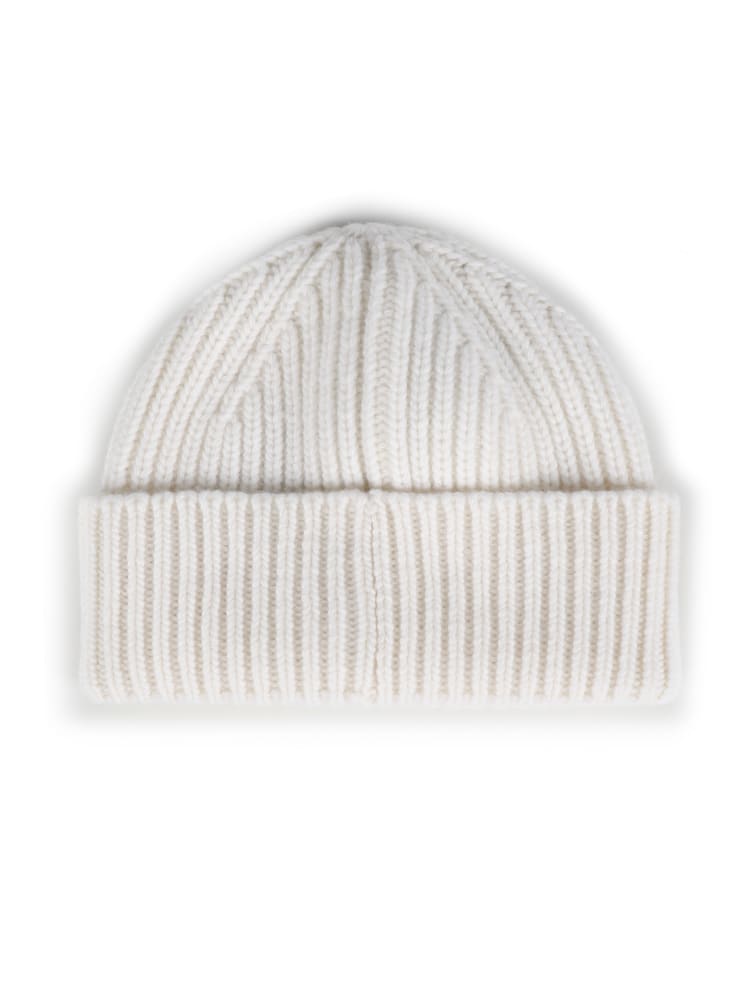 Golden Goose Star Beanie Hats In White Wool In Offwhite