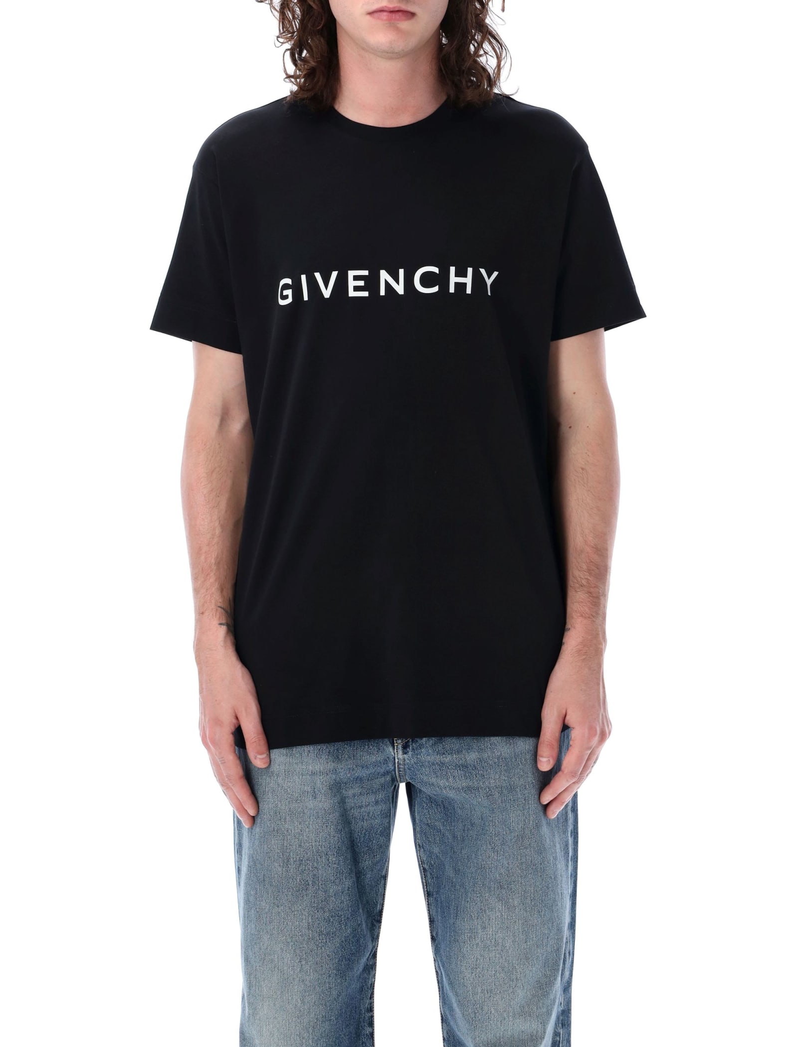 Shop Givenchy Oversized Fit T-shirt In Black