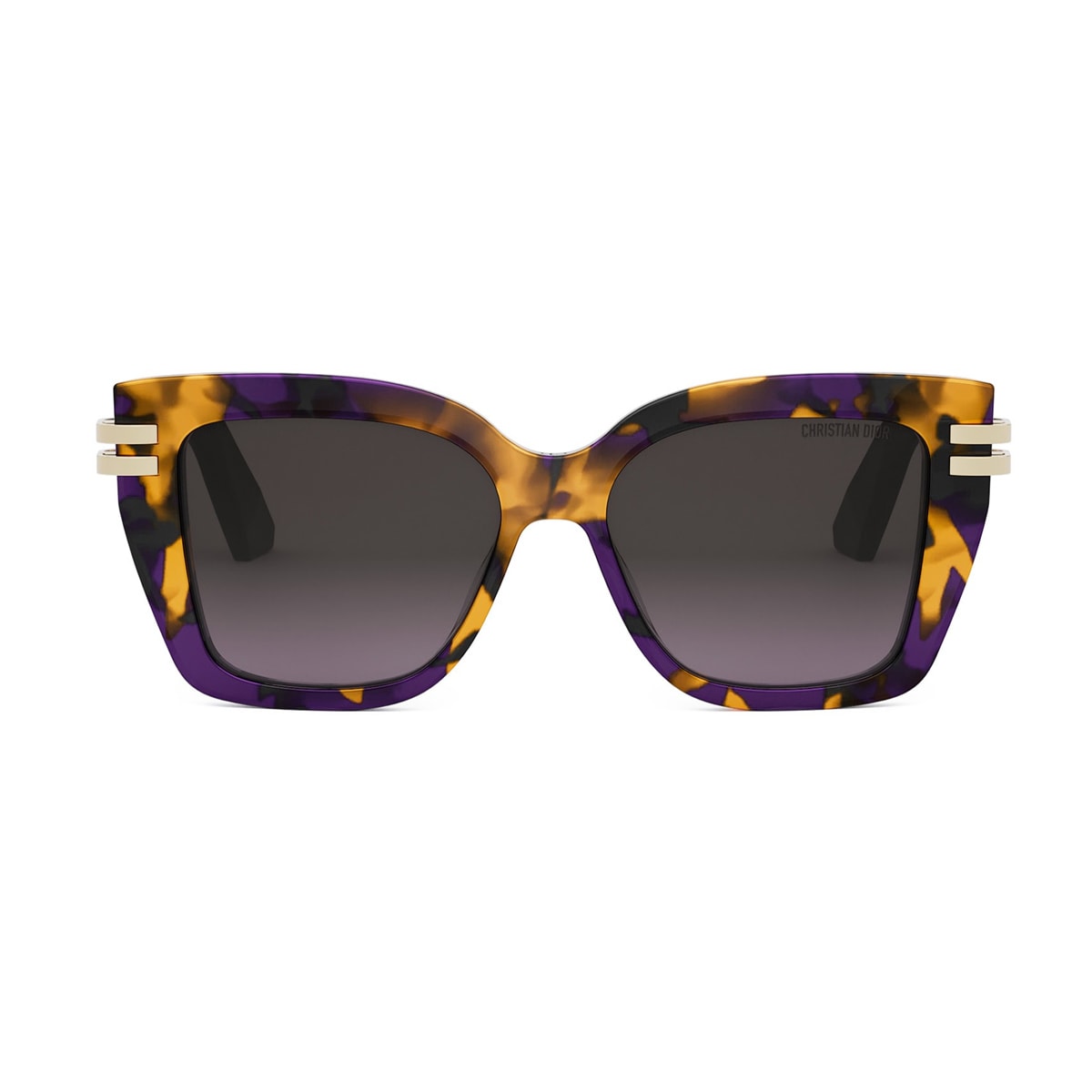 Dior Eyewear Cdior S1i 24f2 Havana Giallo Viola Sunglasses