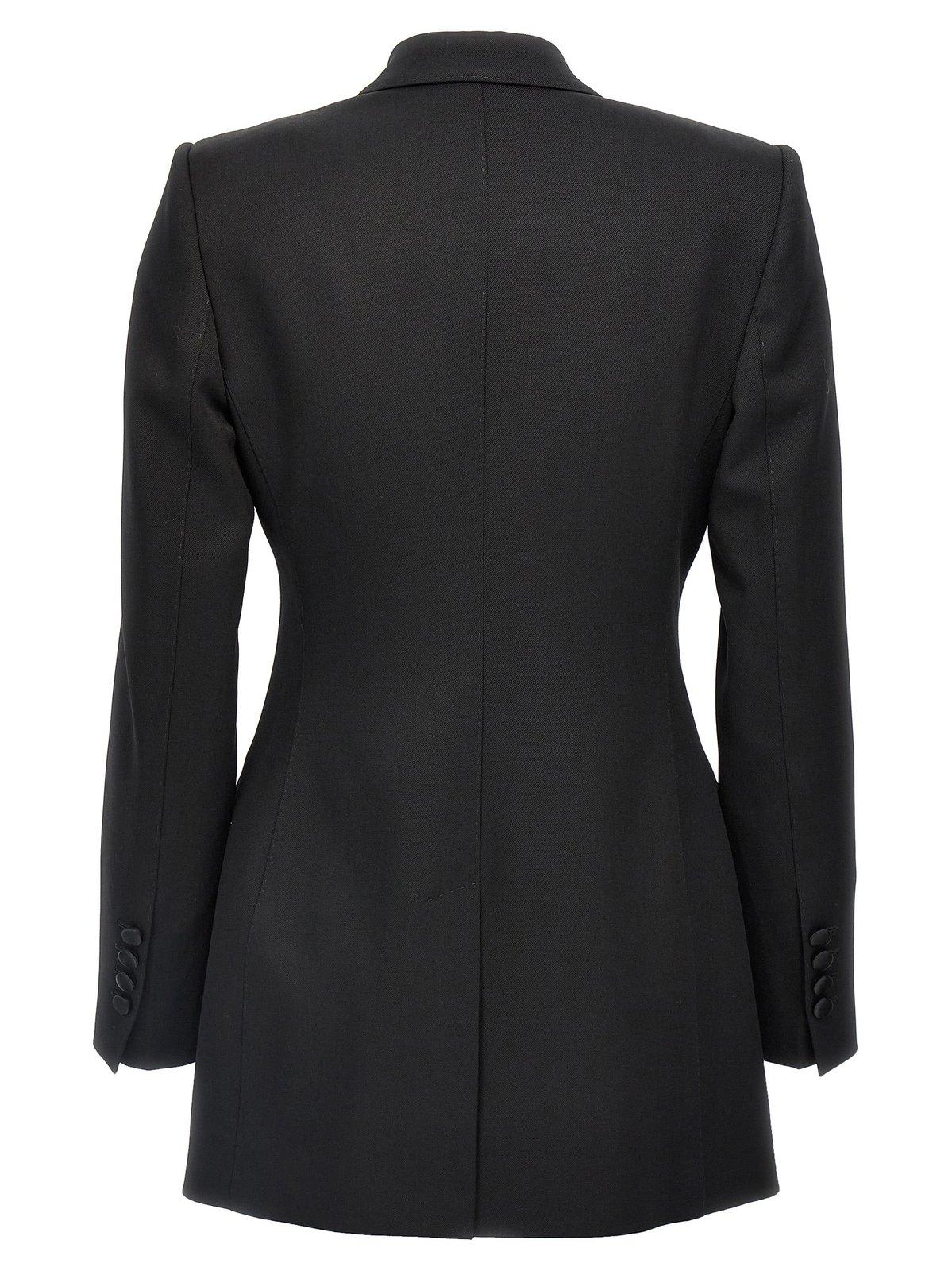 Shop Dolce & Gabbana Double-breasted Blazer In Nero