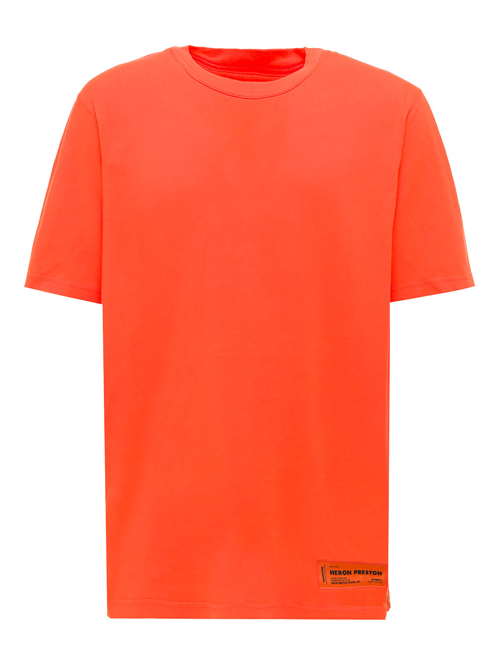 Tripack Multicolor Recycled Cotton T-shirts With Logo Heron Preston Man