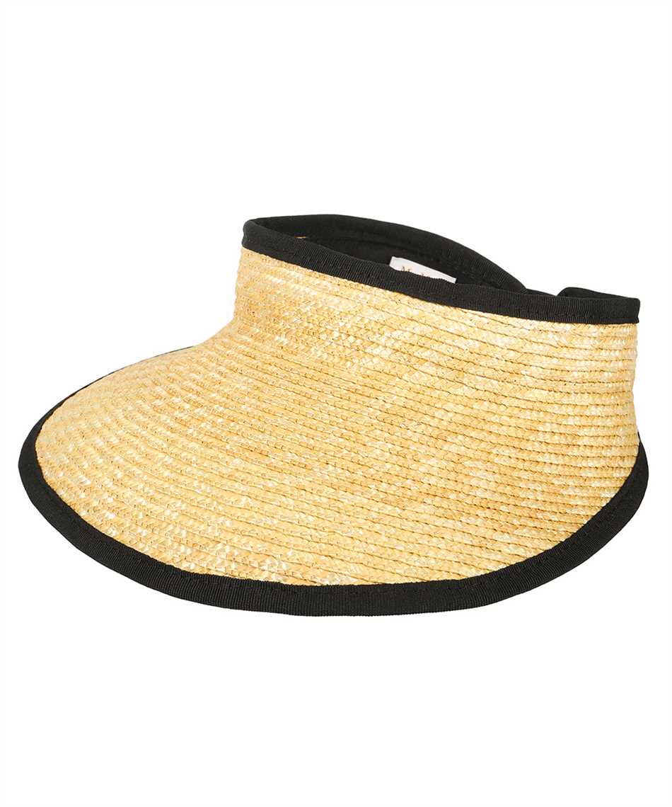 Max Mara Wide-brimmed Straw Hats In Yellow