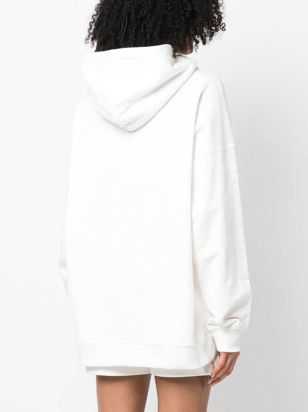 Joshua Sanders Smiley-print Drawstring Hoodie In White