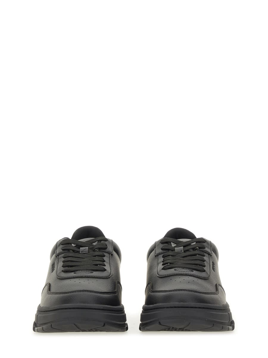 Hugo Boss Hugo Sneaker With Zigzag Detail In Black