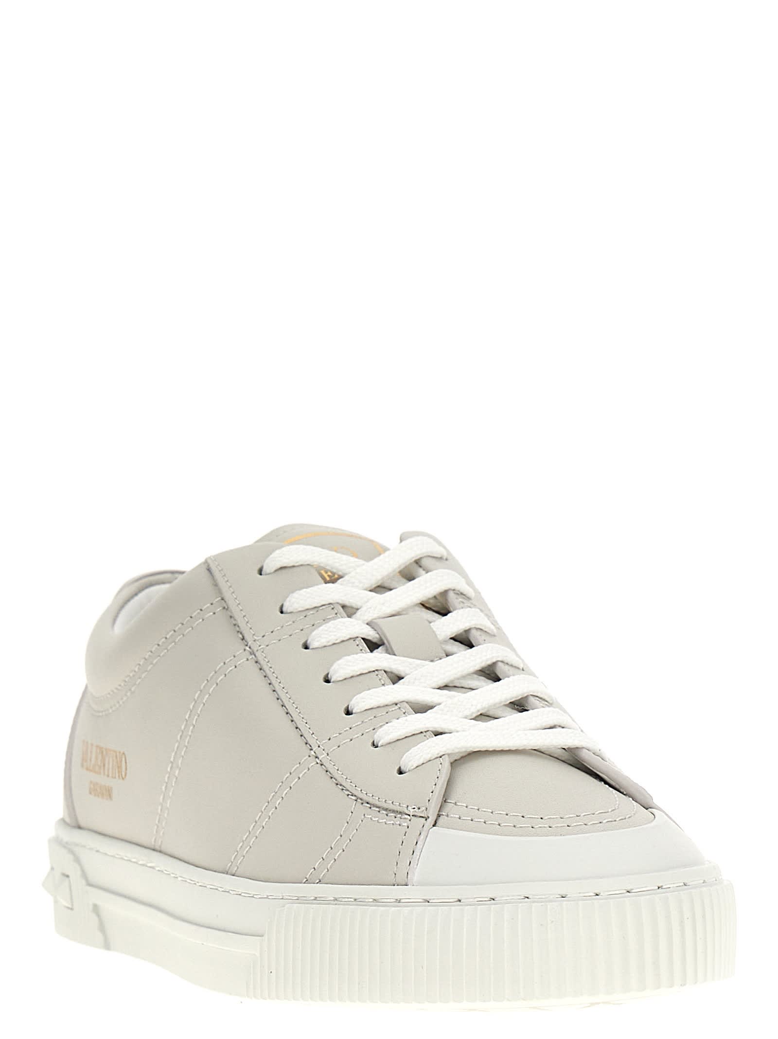 Shop Valentino Garavani Cityplanet Sneakers In White