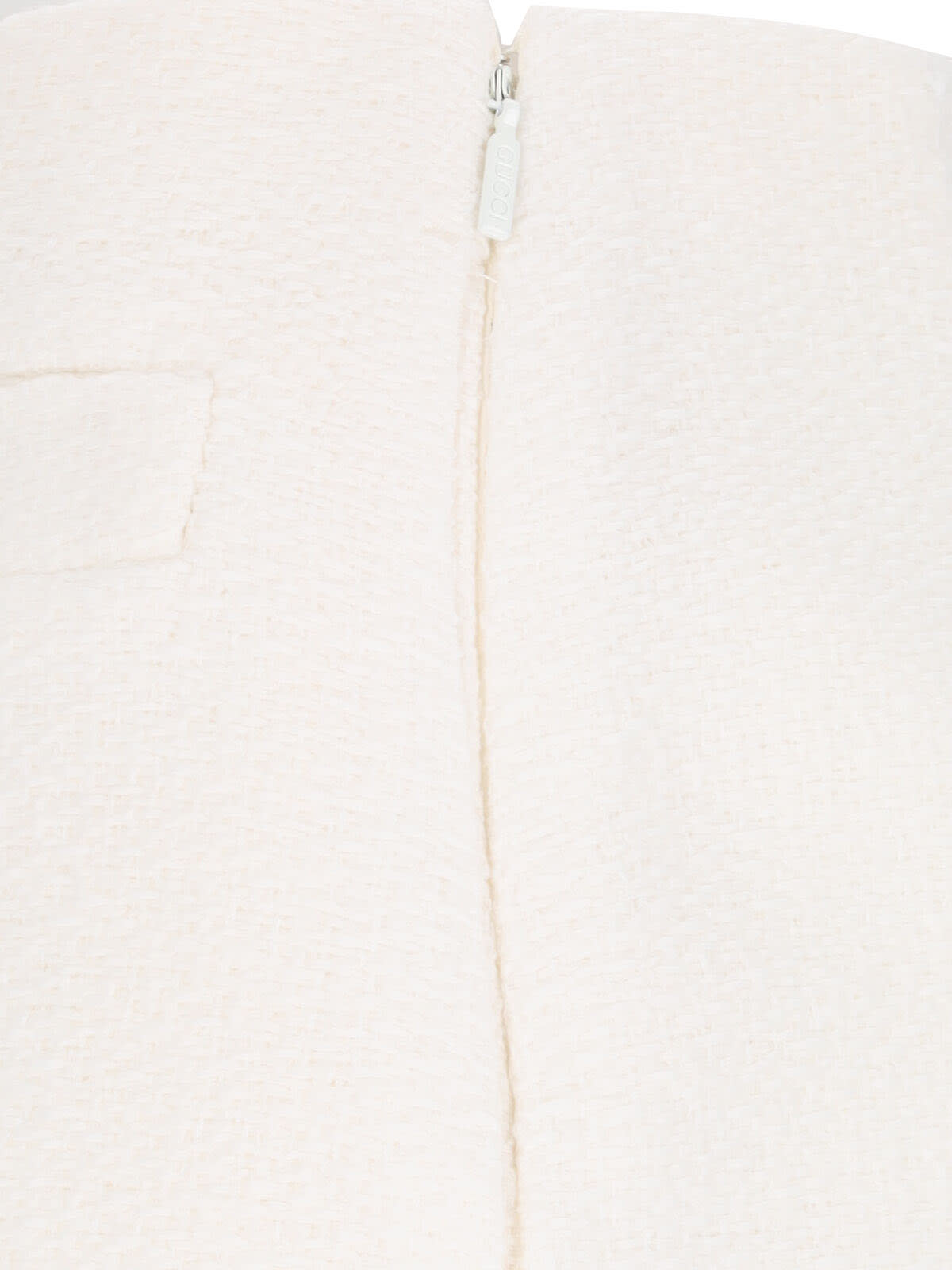 Gucci Wool Mini Skirt In White