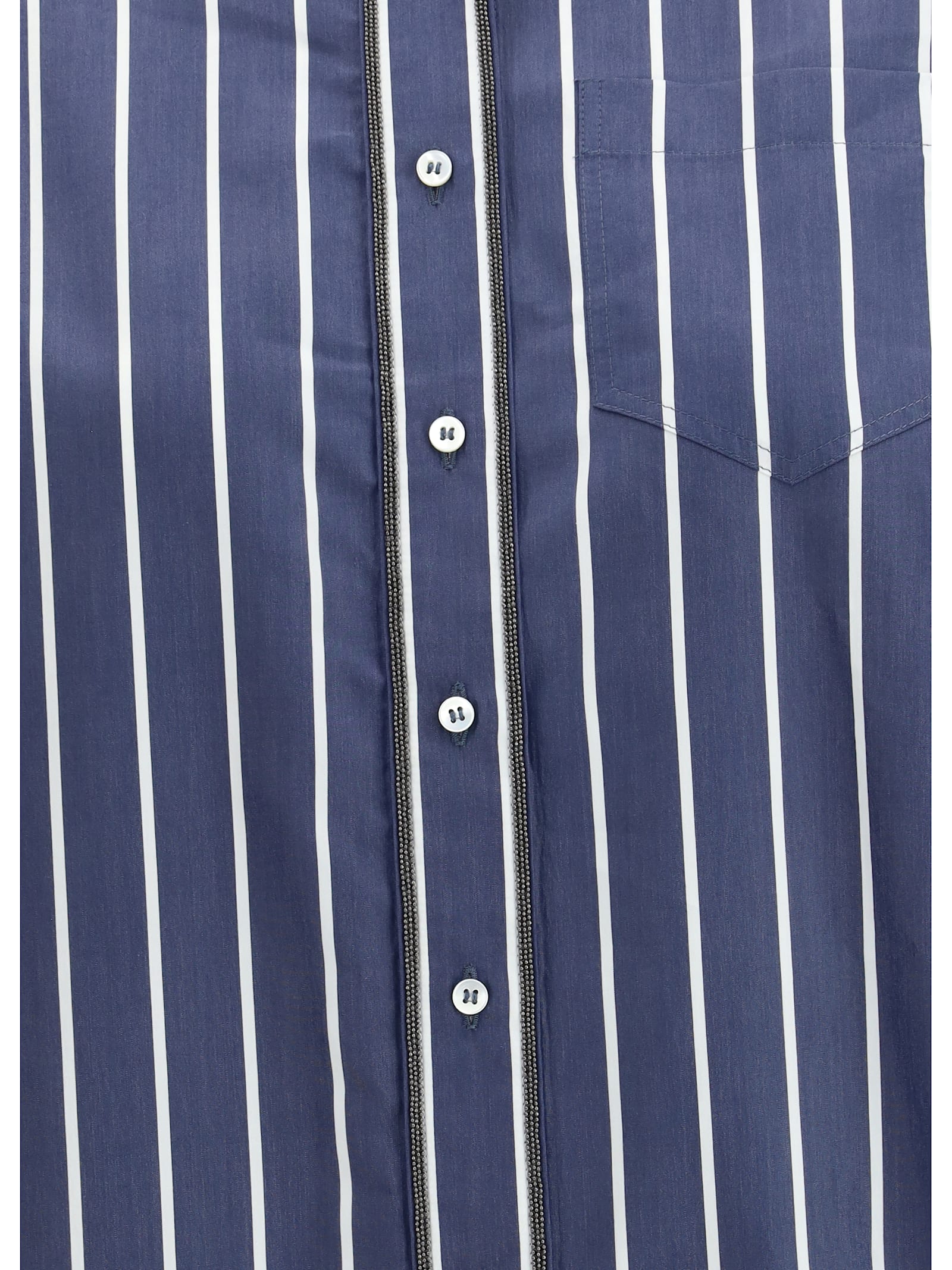 Brunello Cucinelli Striped Button-fastening Shirt In Multi