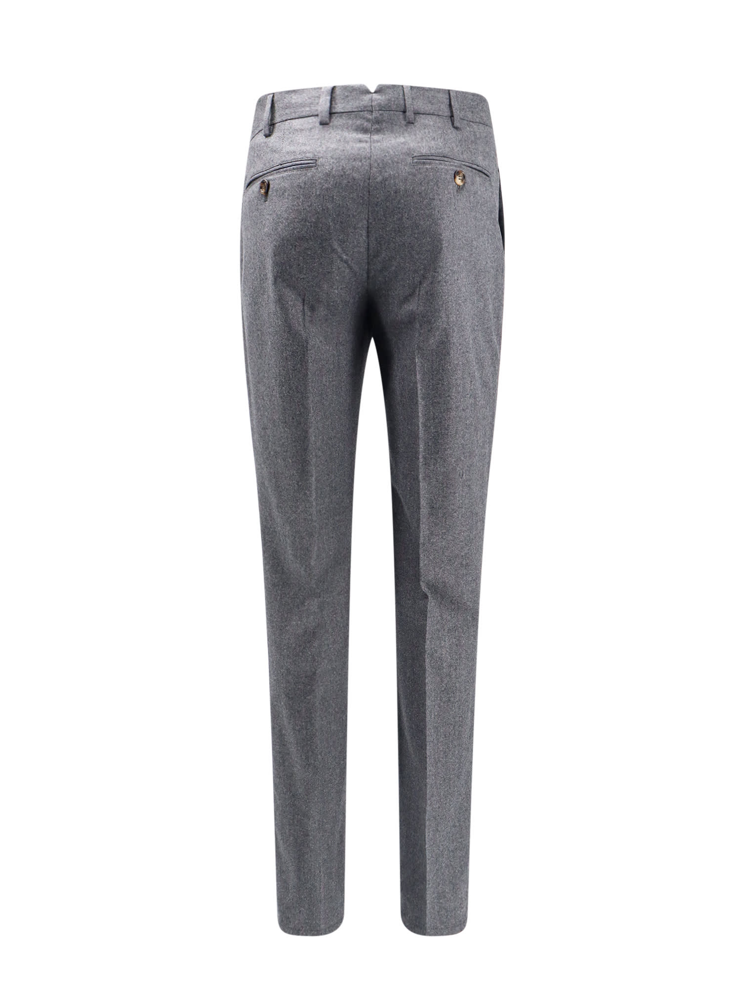 Shop Brunello Cucinelli Trouser In Grey