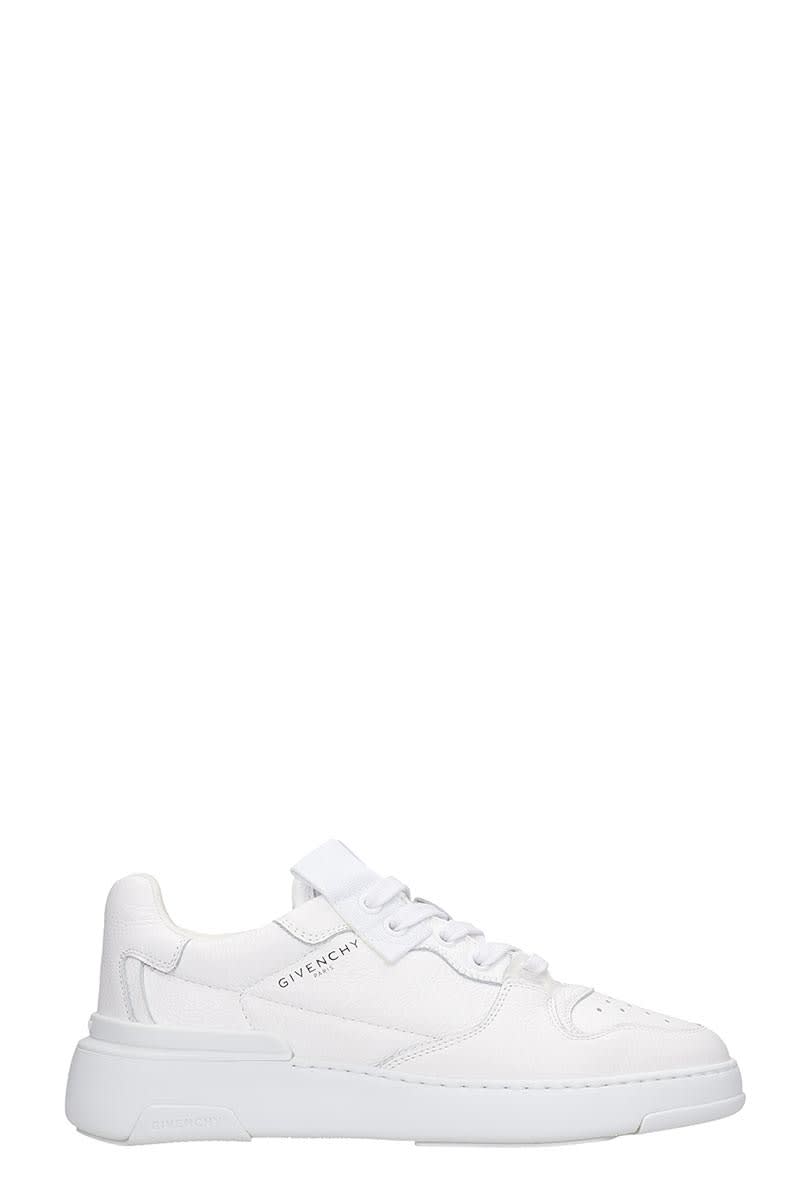 Buy Givenchy Wing Sneakers In White Leather online, shop Givenchy shoes with free shipping