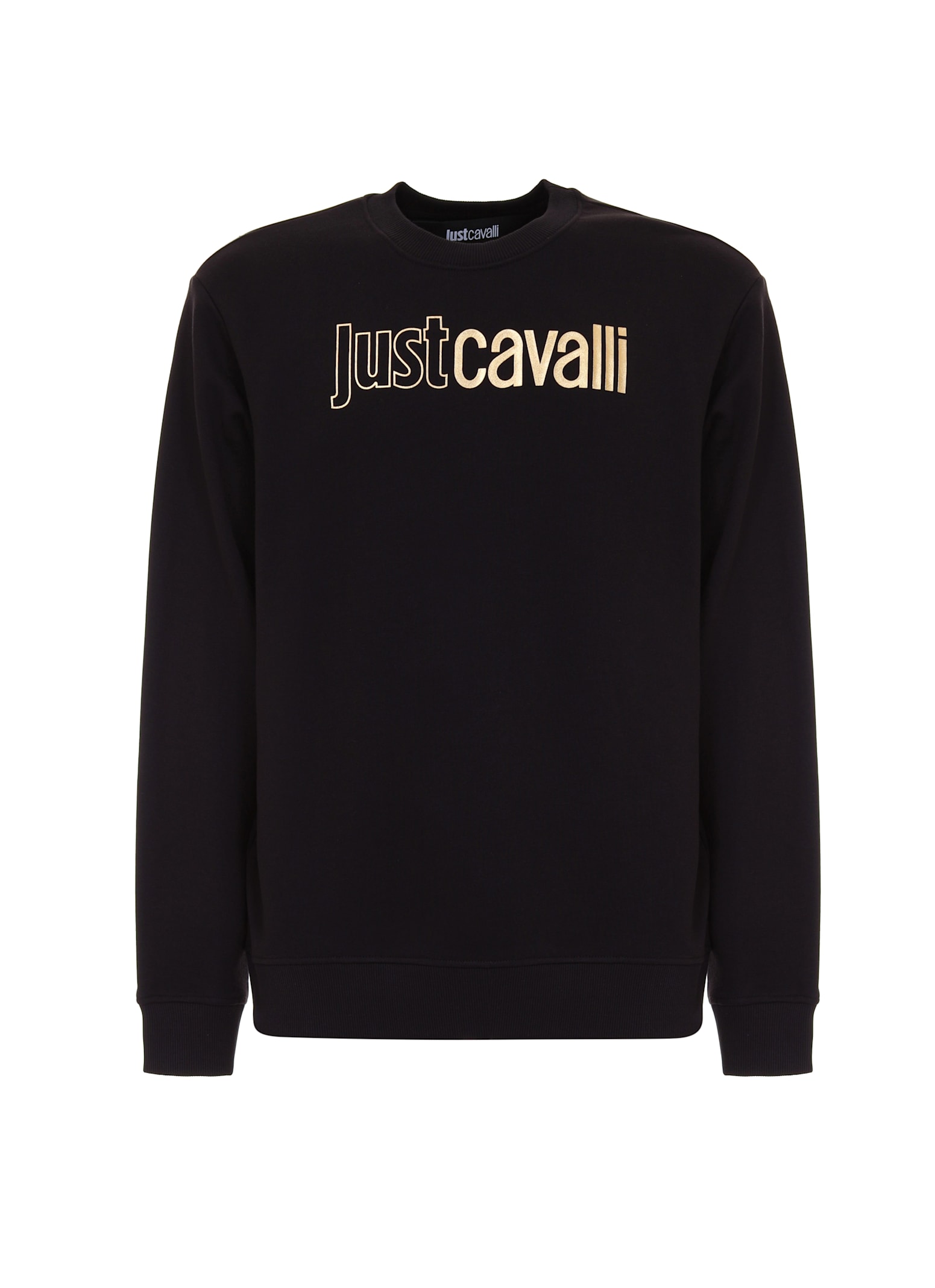 Just Cavalli Logo-print Sweatshirt In Black