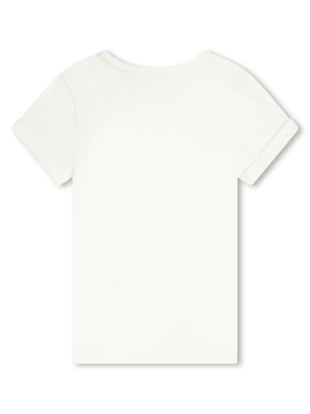 Shop Chloé Short Sleeves T-shirt In White