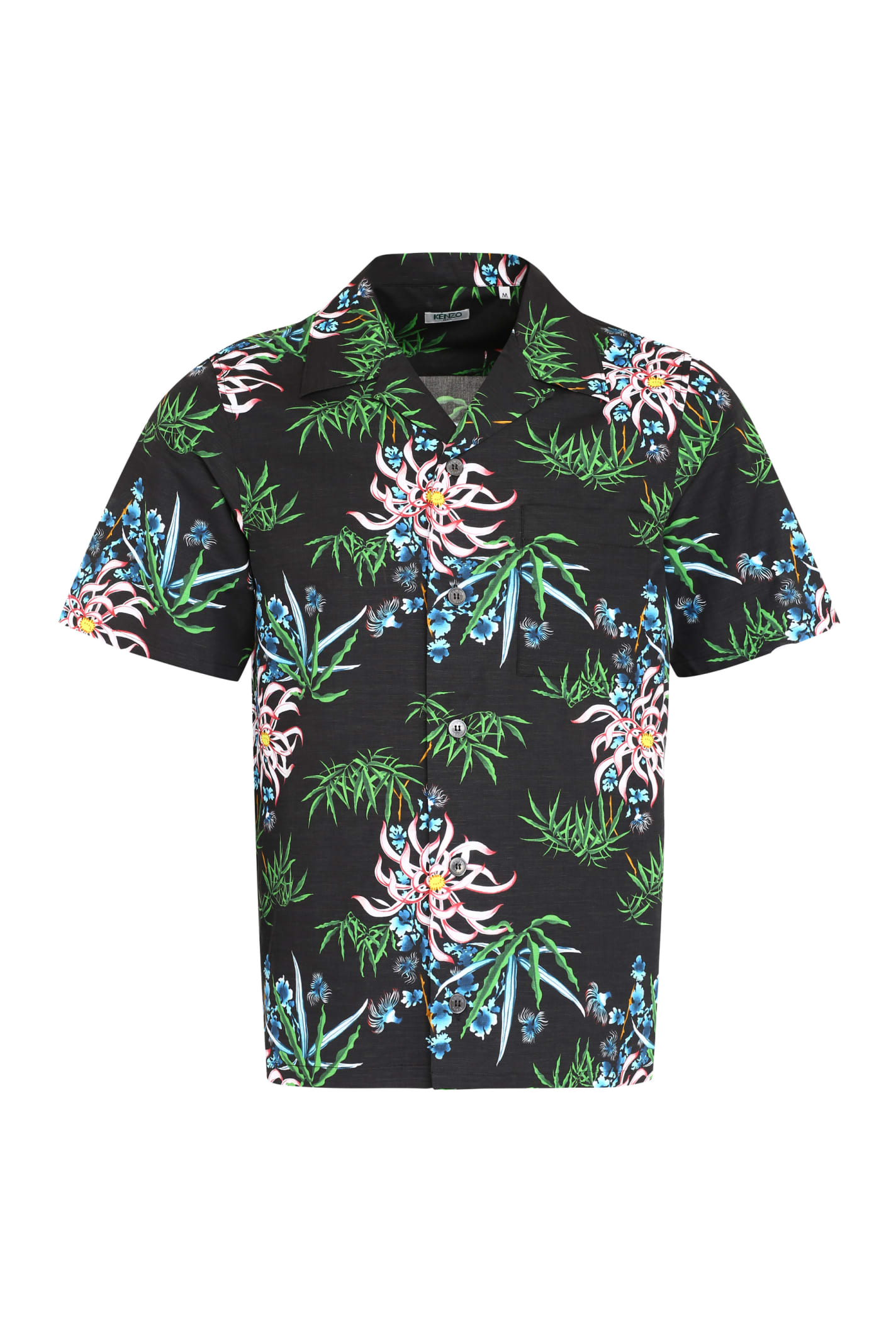 KENZO PRINTED SHORT SLEEVE SHIRT,11311746