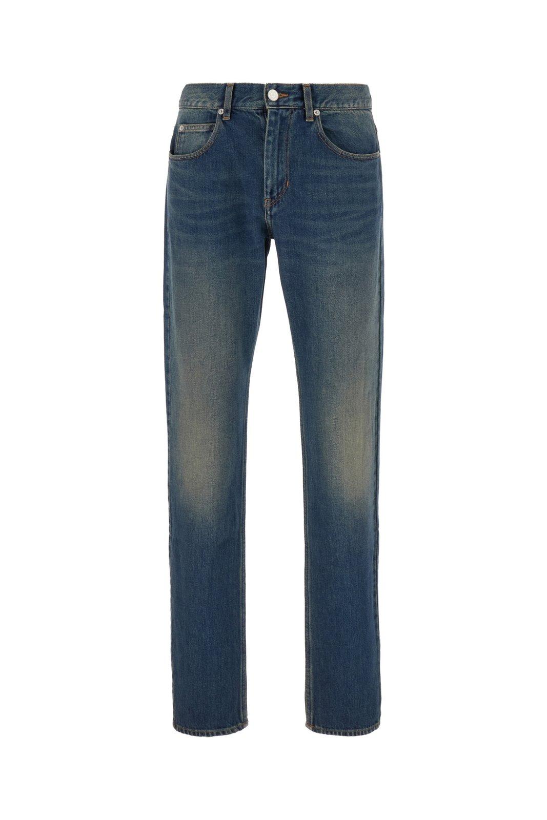 Shop Isabel Marant Slim Fit Straight Leg Jeans