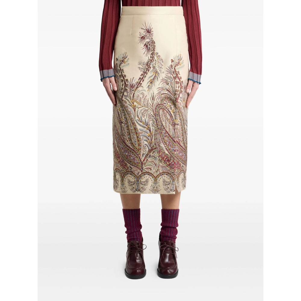 Etro Skirt In Neutral