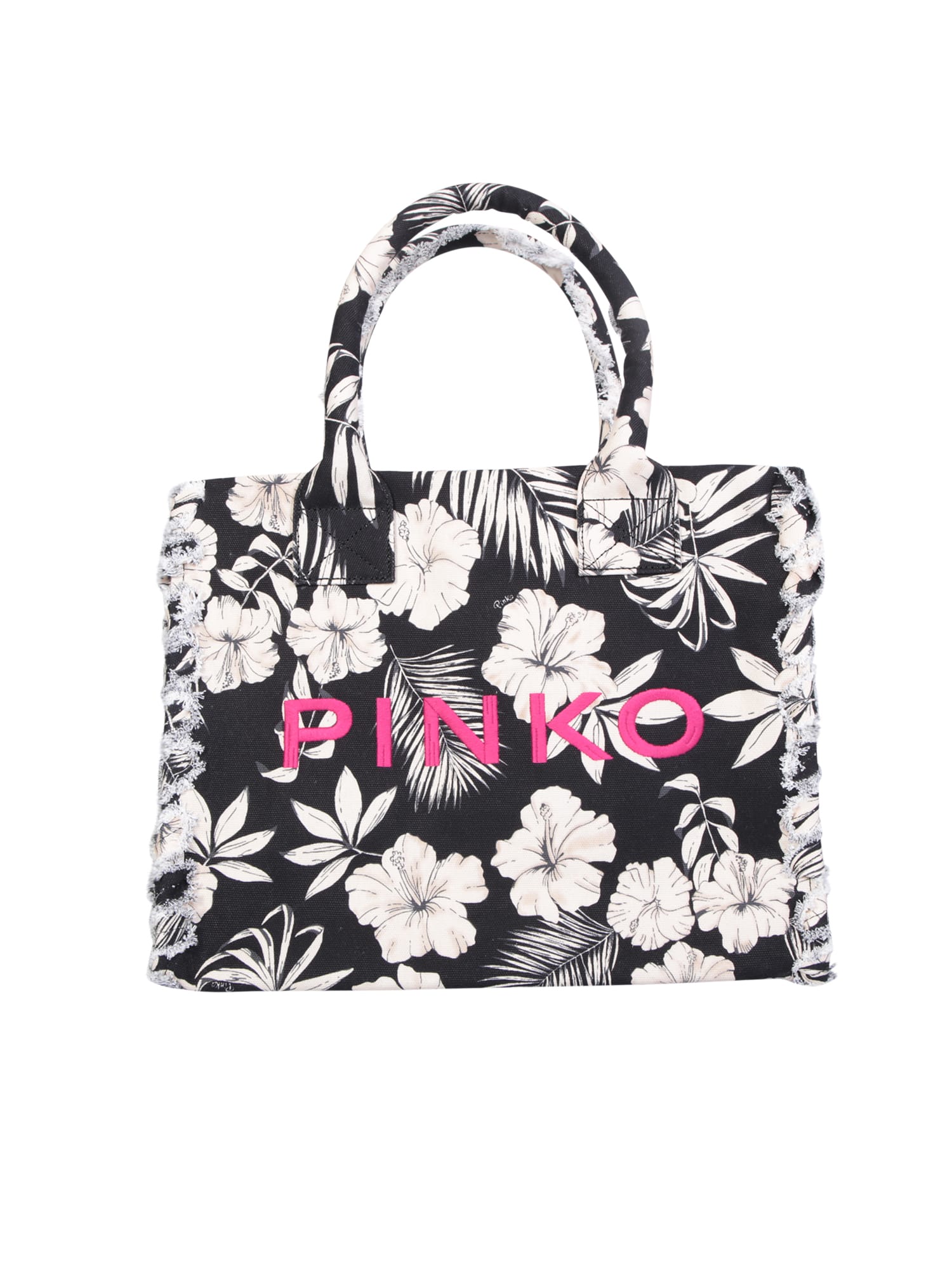 PINKO Beach logo-print Tote Bag - Farfetch