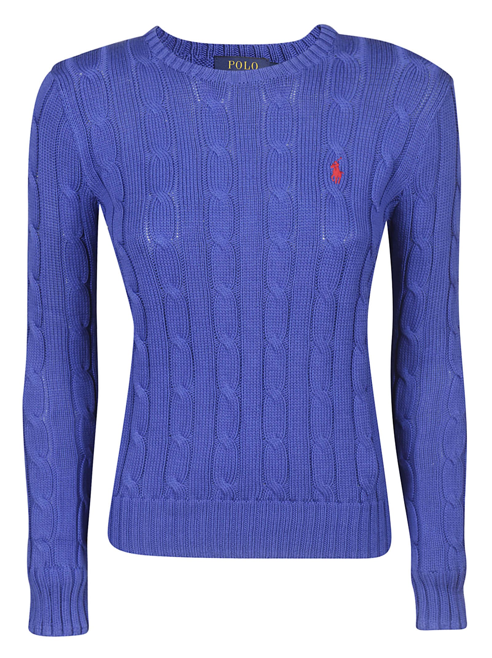 royal blue polo sweater