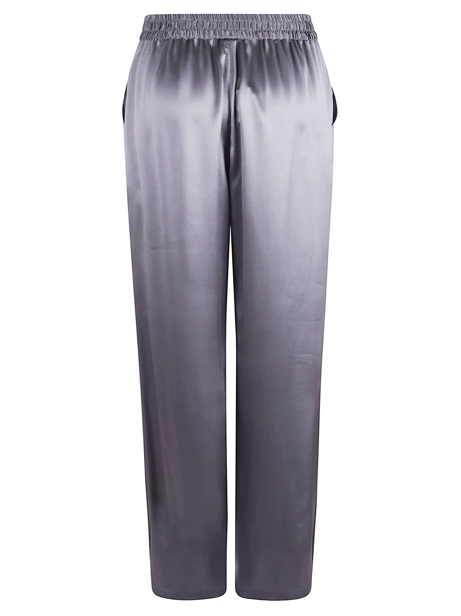 Eleventy Plain Silk Trousers