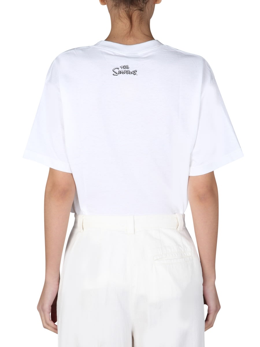 Market X The Simpsons Family-print T-shirt In White
