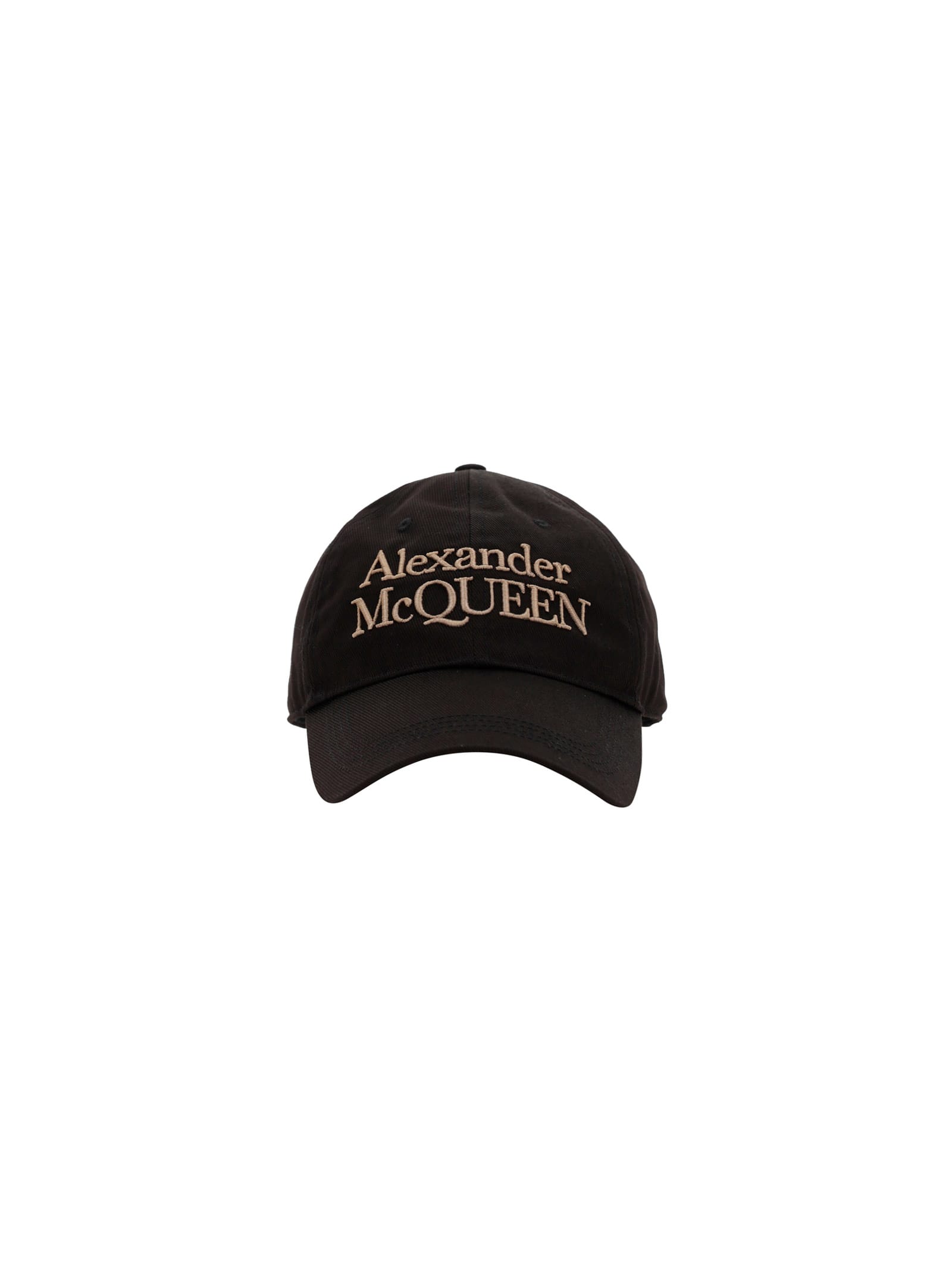 Shop Alexander Mcqueen Mcqueen Stacked Hat In Black