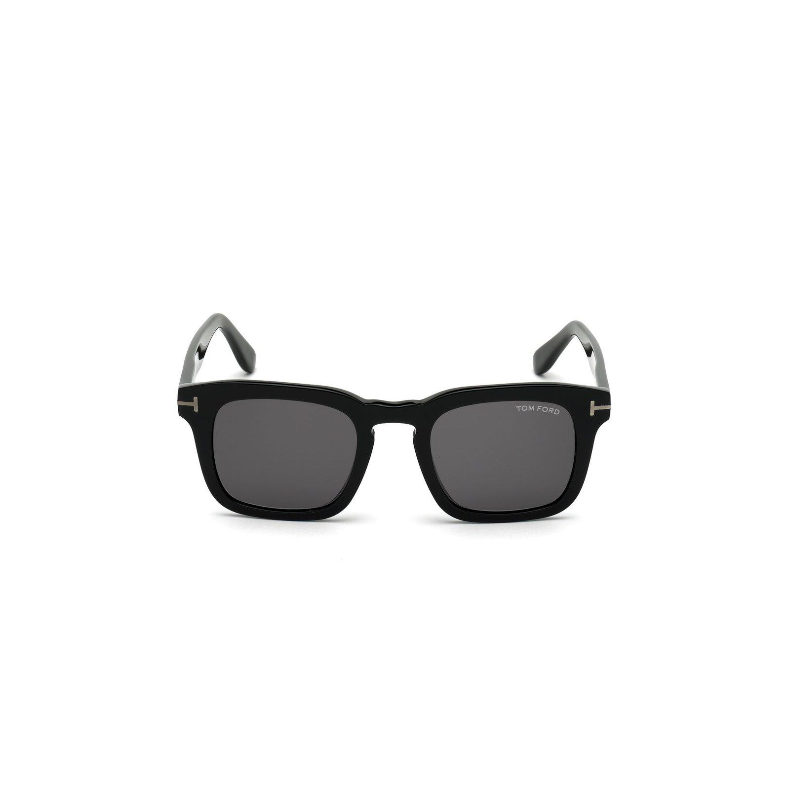 Shop Tom Ford Square Frame Sunglasses In 01a