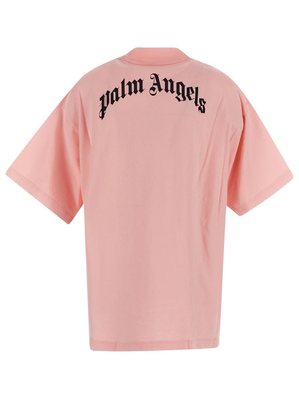 PALM ANGELS logo tee /loose t-shirt/ 