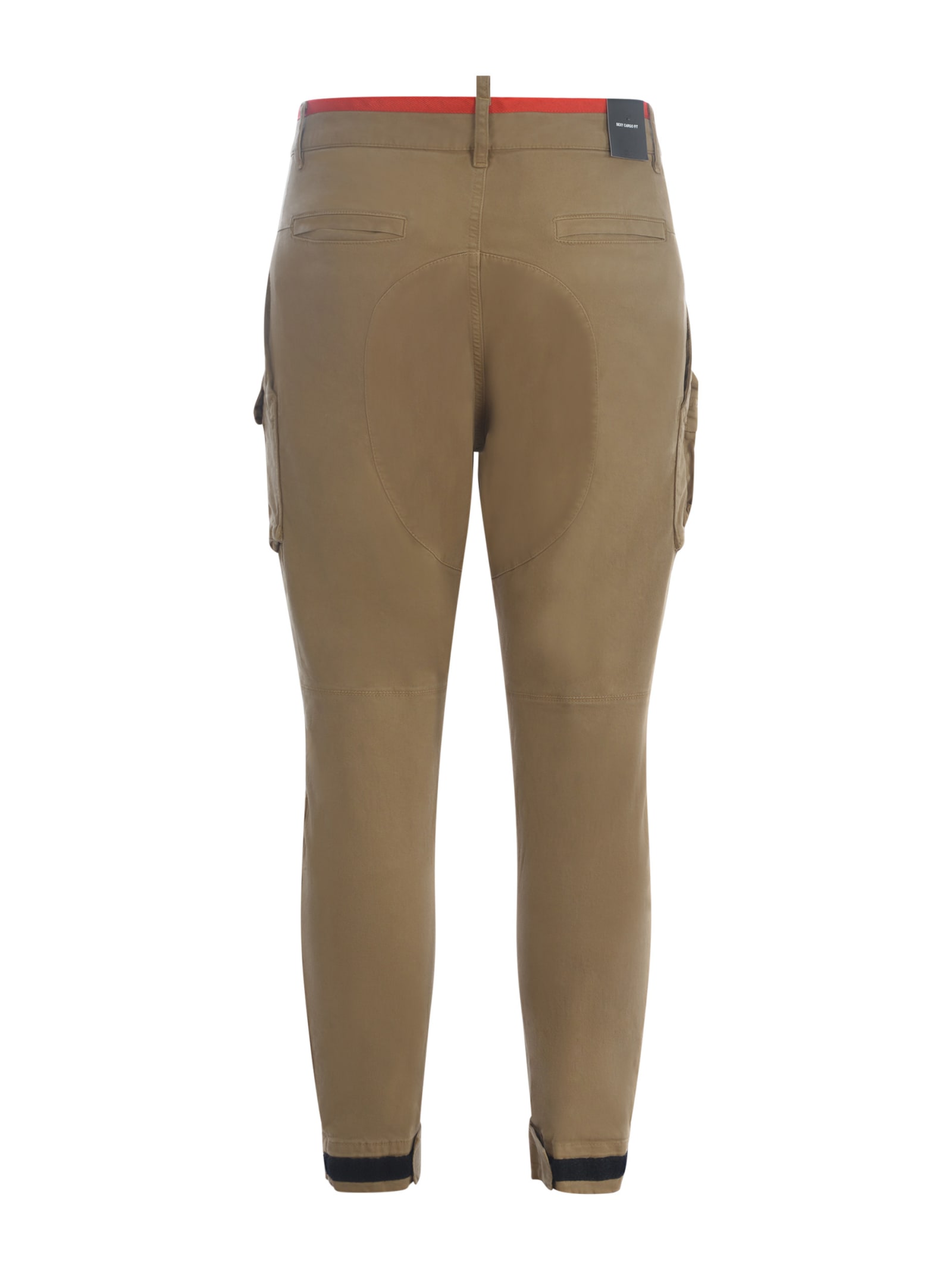 Shop Dsquared2 Trousers  Sexy Cargo In Cotton In Beige