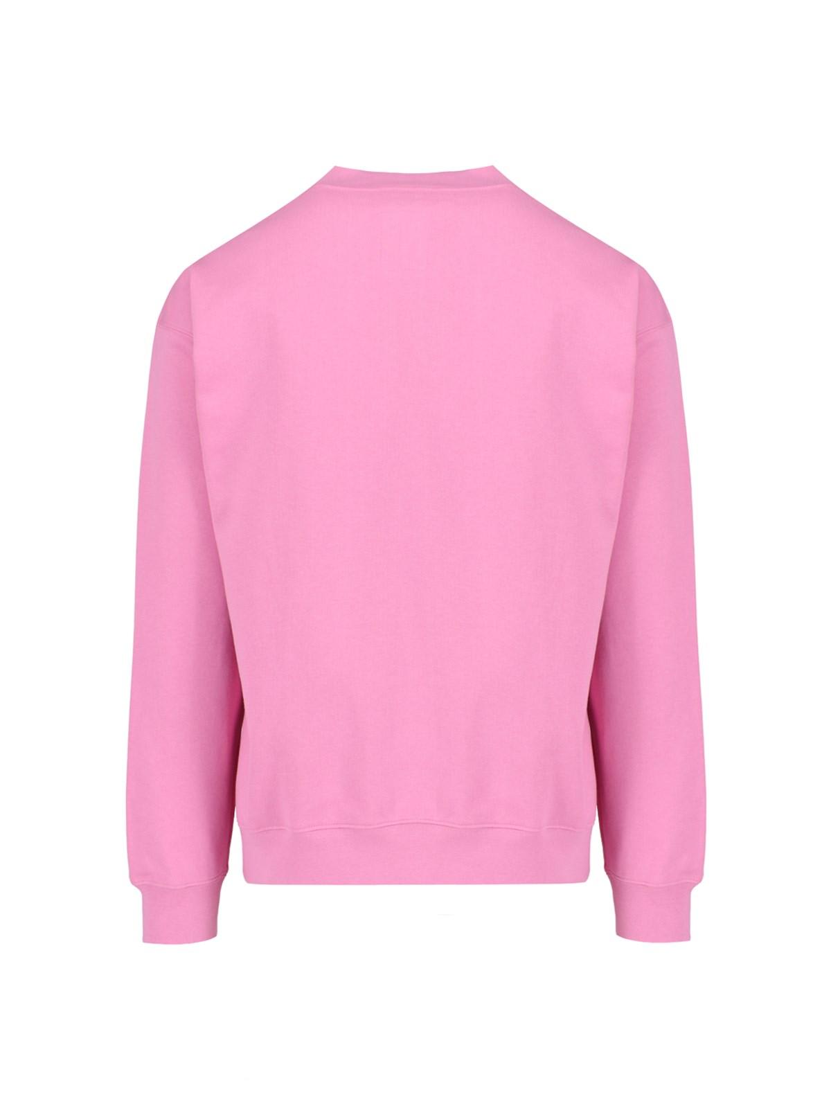 Shop Fay X Pietro Terzini Maxi Print Crewneck Sweatshirt In Pink